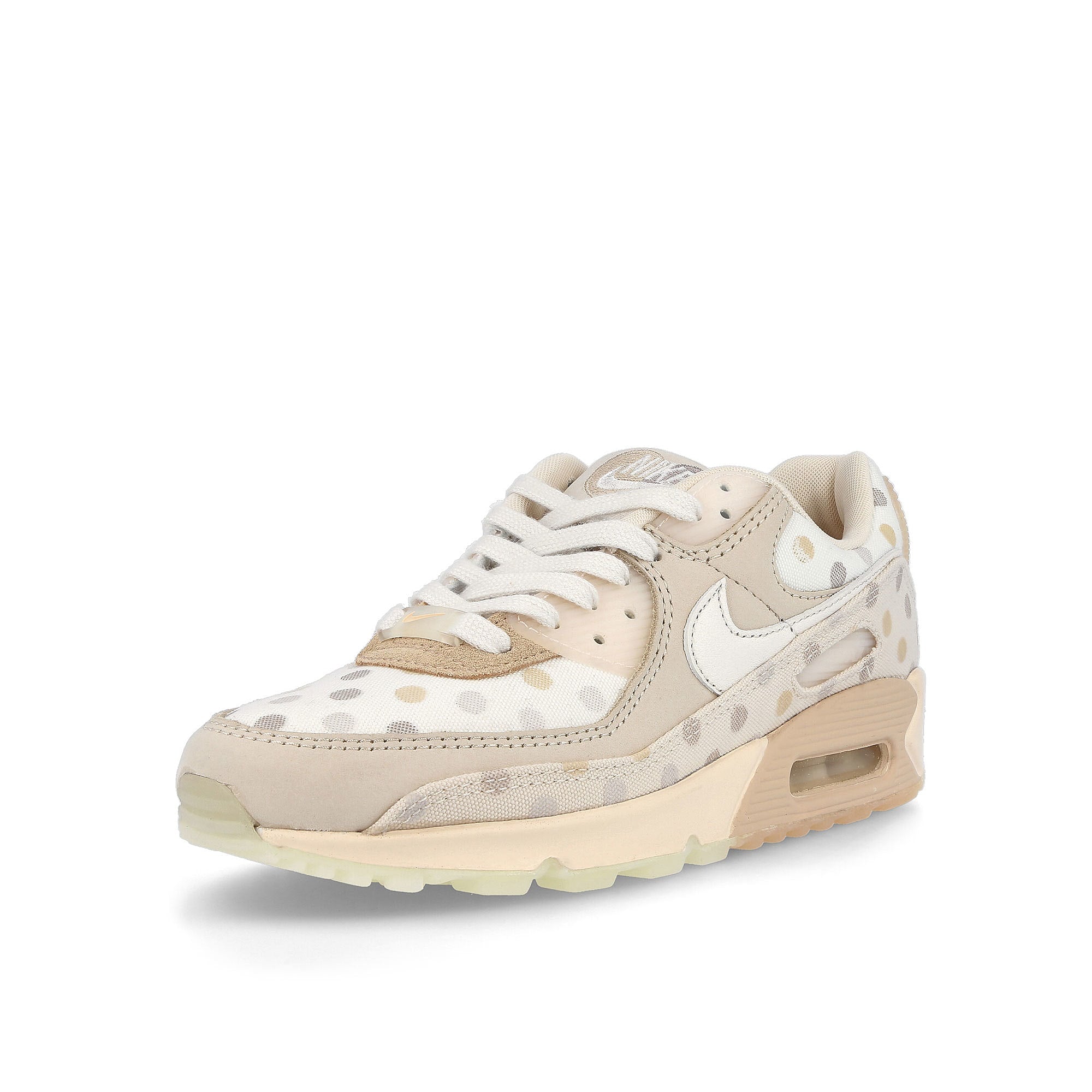 Nike air max 90 nrg Shimmer-Sail - Desert Sand - Pale Ivory Low Top Sneakers Close Up | Overkill