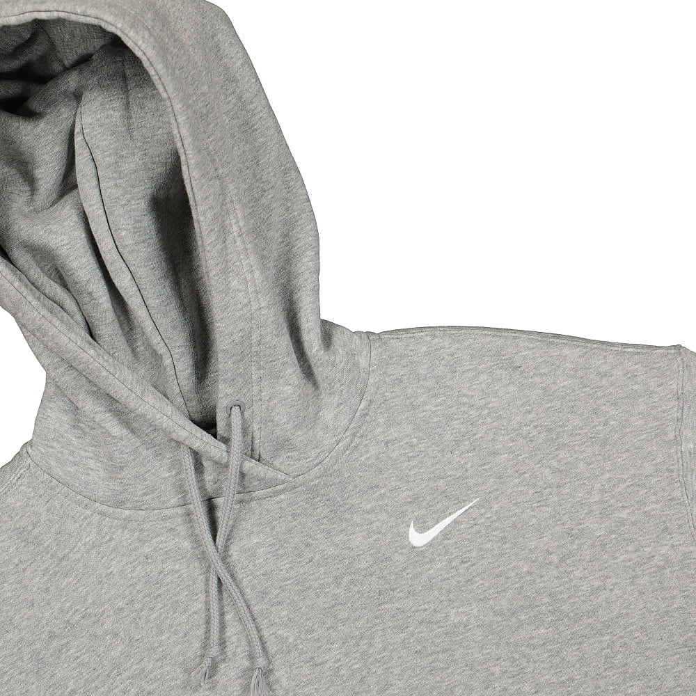 Nike Wmns NSW Hoodie Fleece Trend Dark Grey Heather / White Hoodies Close-up | Overkill