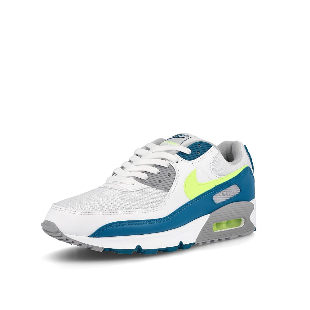 Nike air max iii White-Hot Lime - Spruce - Grey Fog Sneakers Close Up | Overkill