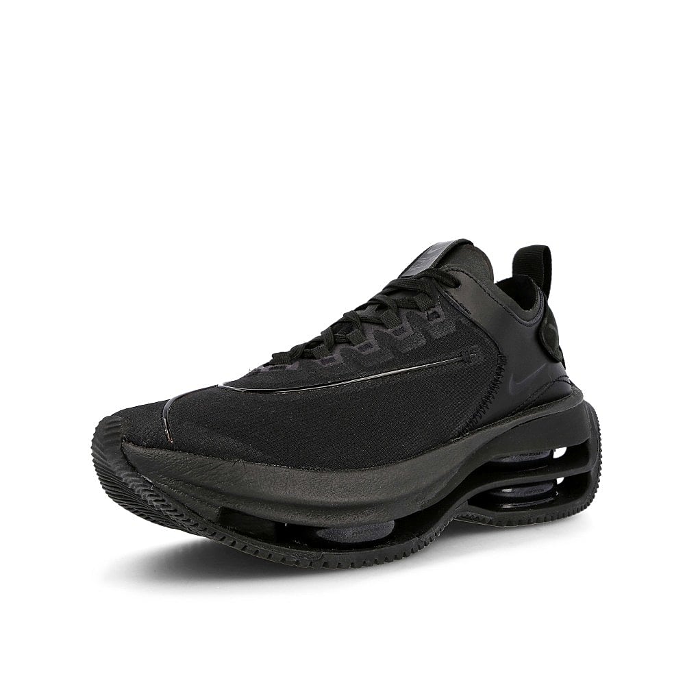 Nike wmns zoom double stacked Black-Black - Black - Dark Smoke Grey Sneakers Close Up | Overkill