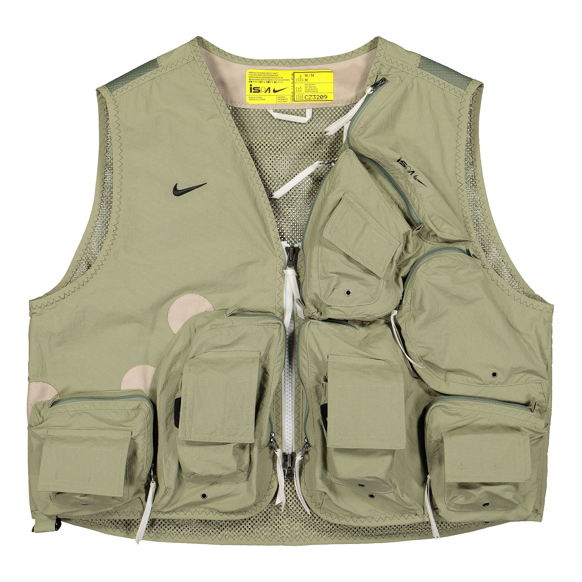 Nike NRG ISPA Utility Vest Medium Khaki Vests CZ3209 205 | Overkill