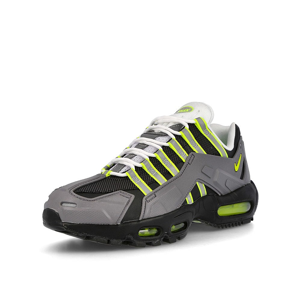 Nike air max 95 ndstrkt Black-Neon Yellow - Medium Grey Low Top Sneakers Close Up | Overkill