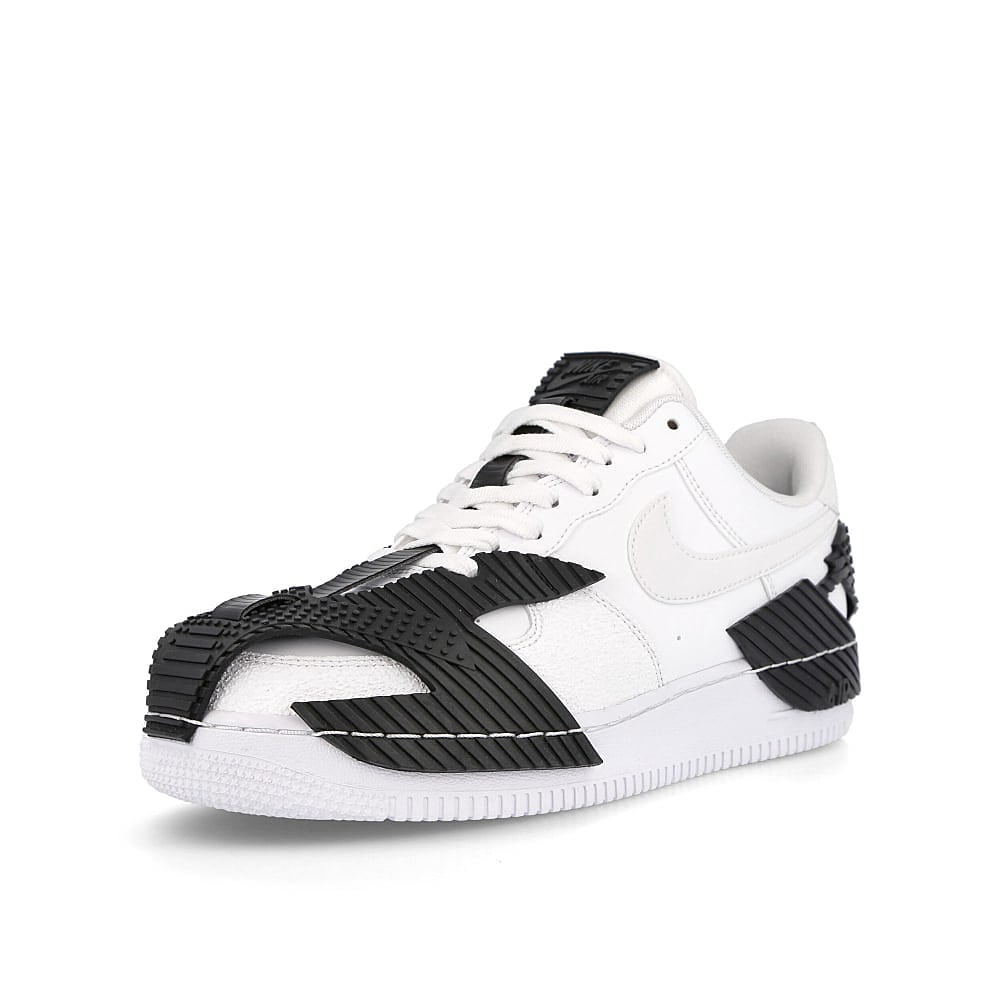 Nike air force 1 ndstrkt White-White - Black Low Top Sneakers Close Up | Overkill