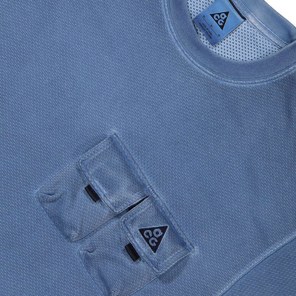 Nike NRG ACG Watchman Peak Short Sleeve Blue Void Shorts Detailfoto | Overkill