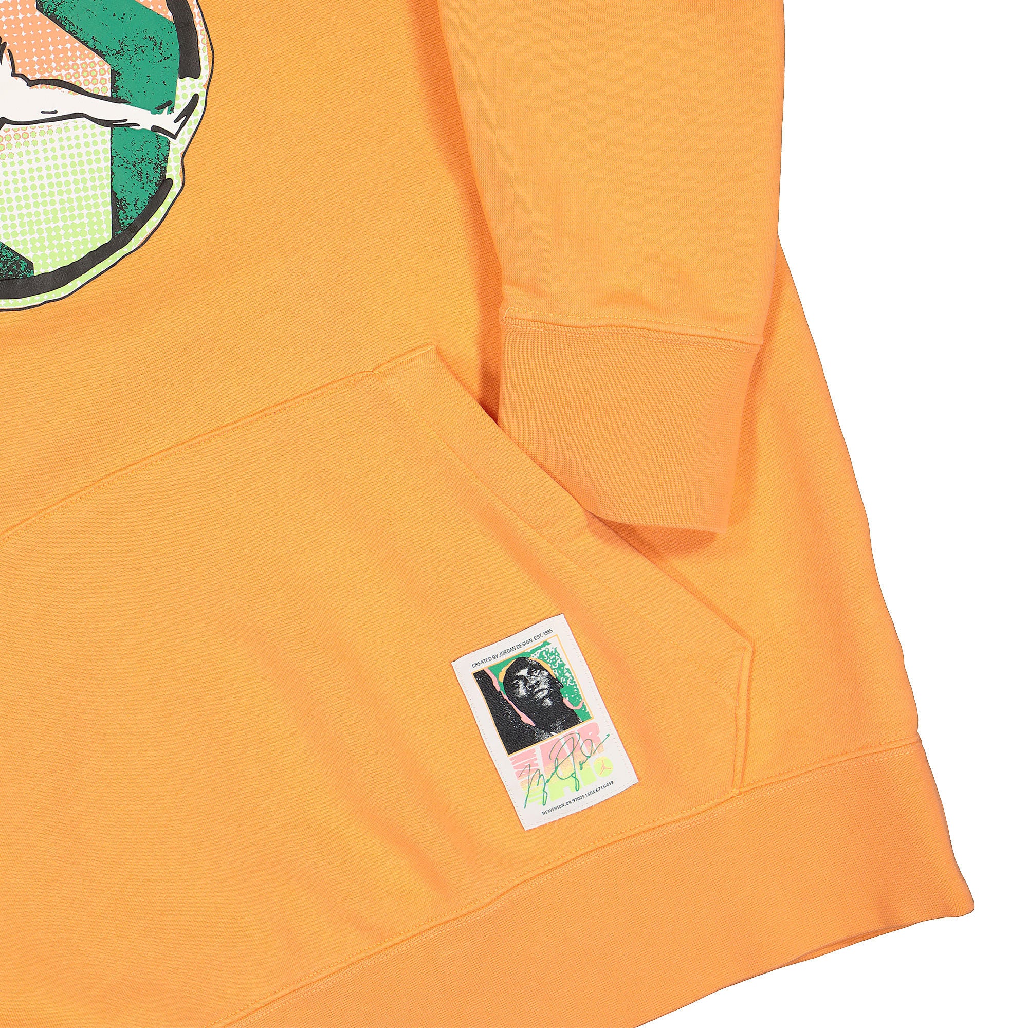 Jordan Air Jordan Sport DNA Washed PO Hoodie Atomic Orange Hoodies Detailfoto | Overkill