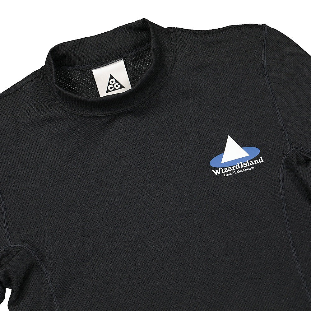 Nike Wmns NRG ACG Island Long Sleeve Black / Summit White Longsleeves Close-up | Overkill