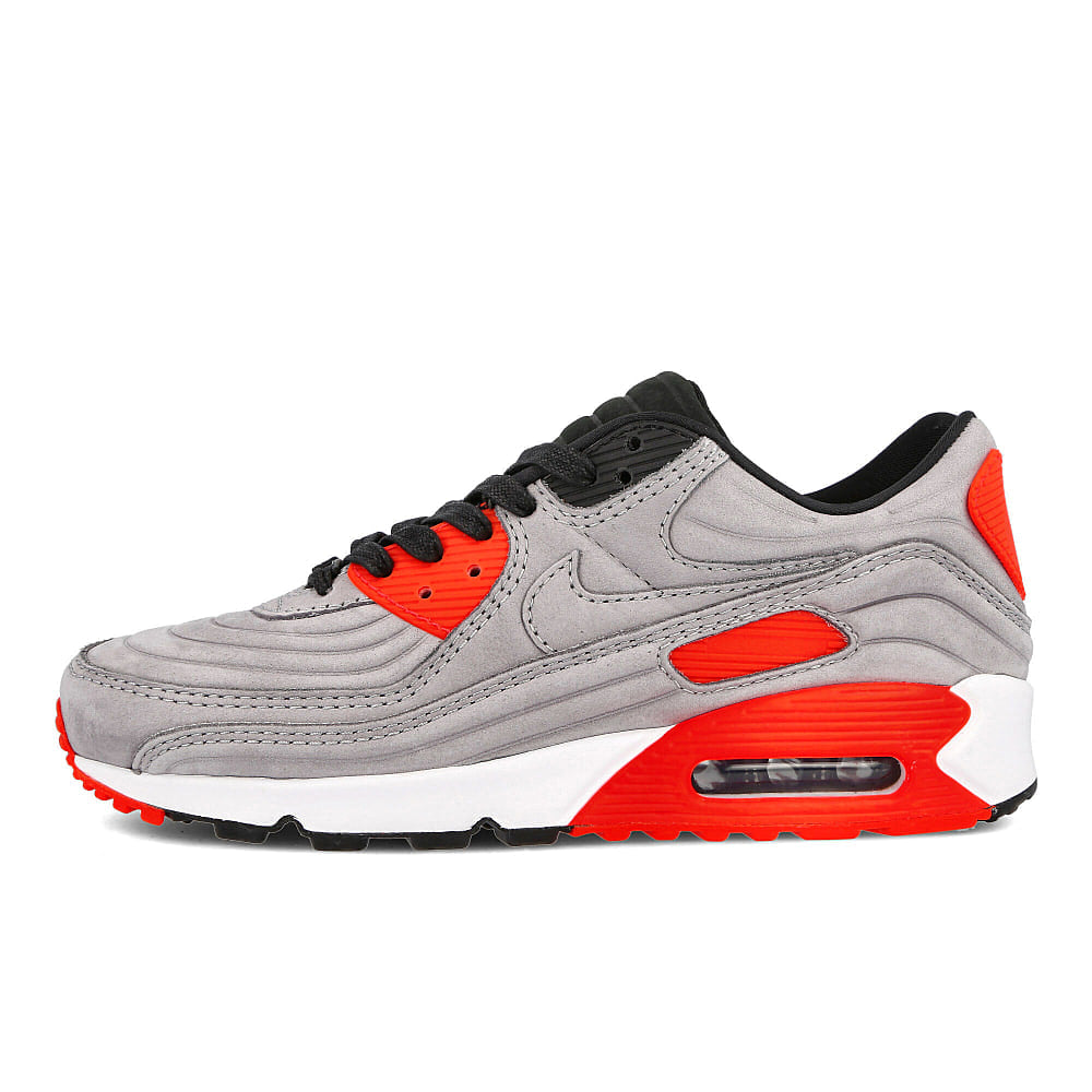 Nike air max 90 qs Night Silver-Night Silver - Bright Crimson Sneakers CZ7656 001 | Overkill