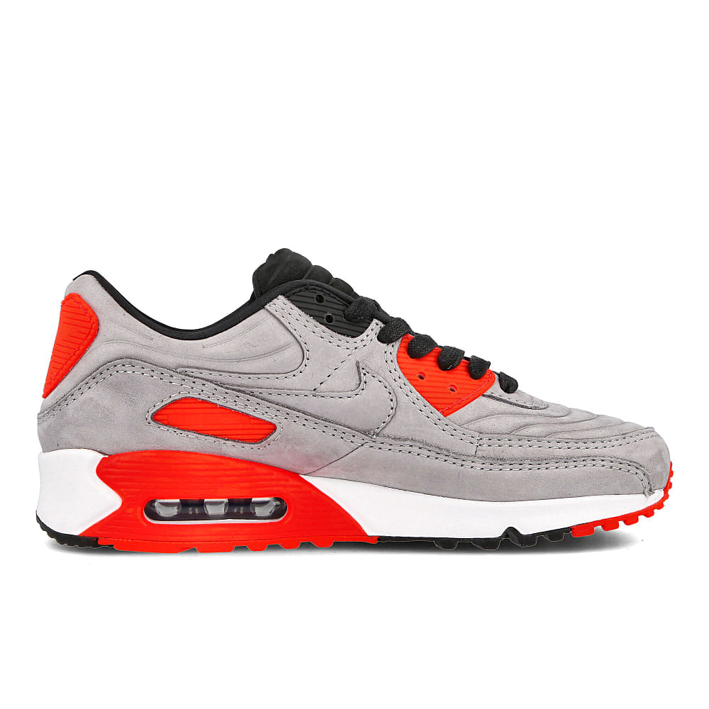 Nike air max 90 qs Night Silver-Night Silver - Bright Crimson Sneakers Silhouette | Overkill