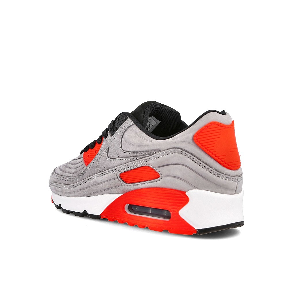 Nike air max 90 qs Night Silver-Night Silver - Bright Crimson Sneakers Material | Overkill