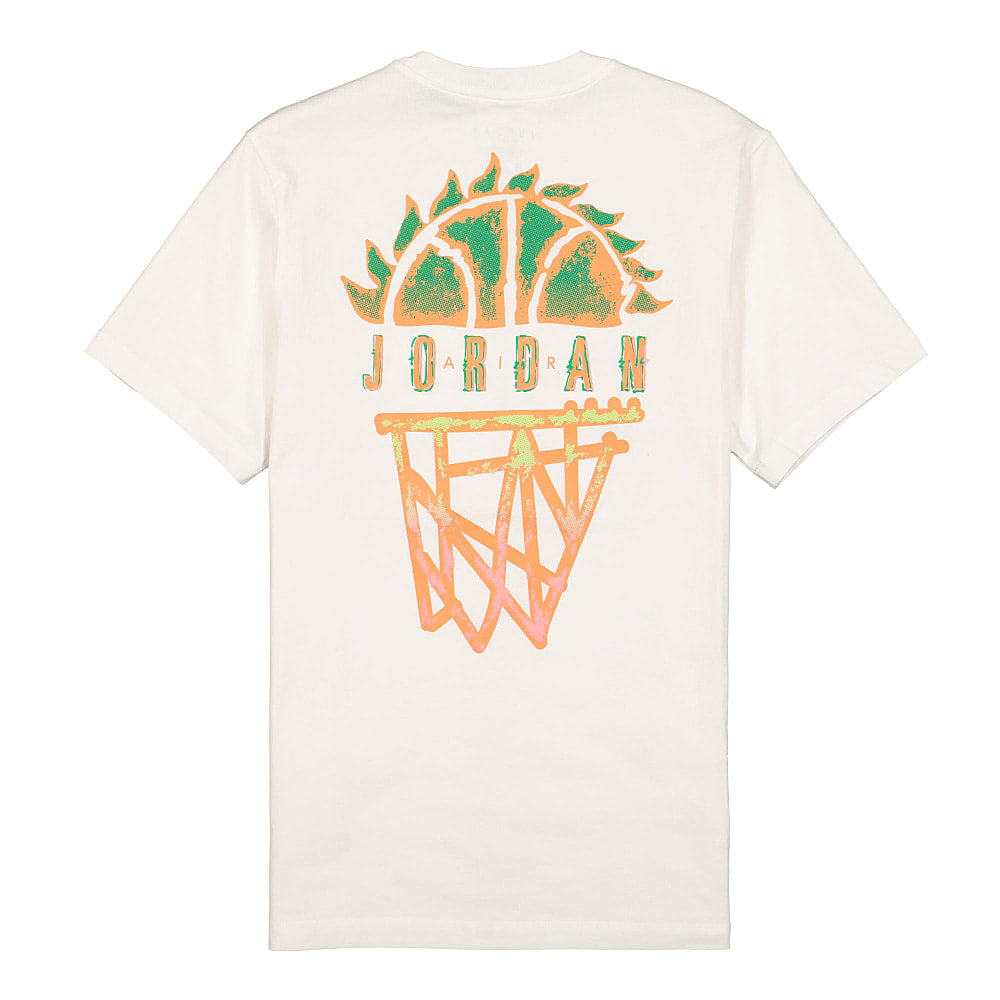 Jordan Air Jordan Sport DNA SS Crew White T-Shirts Close-up | Overkill