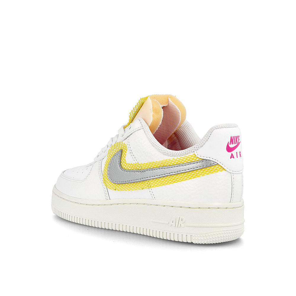 Nike wmns air force 1 07 White / Metallic Silver - University Gold Close-up | Overkill