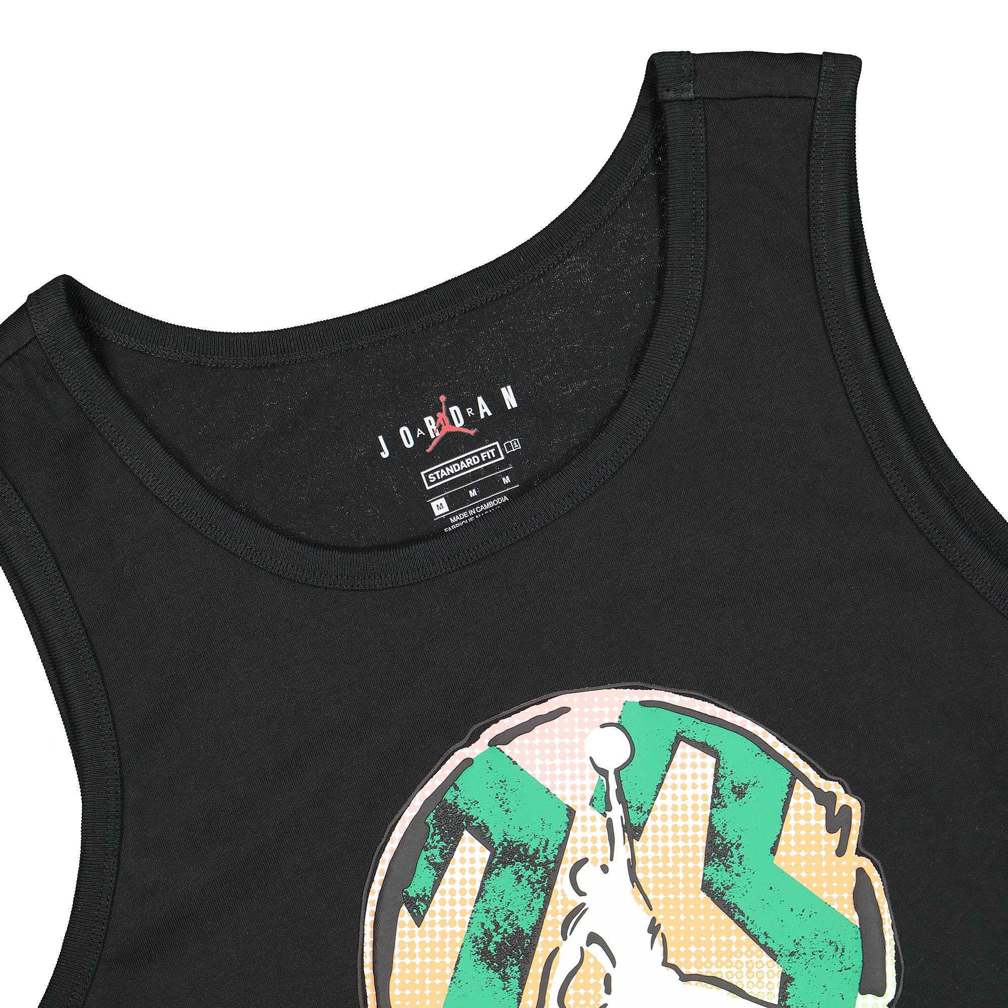 Jordan Air Jordan Sport DNA HBR Tank Black / Sunset Pulse Tops Material | Overkill