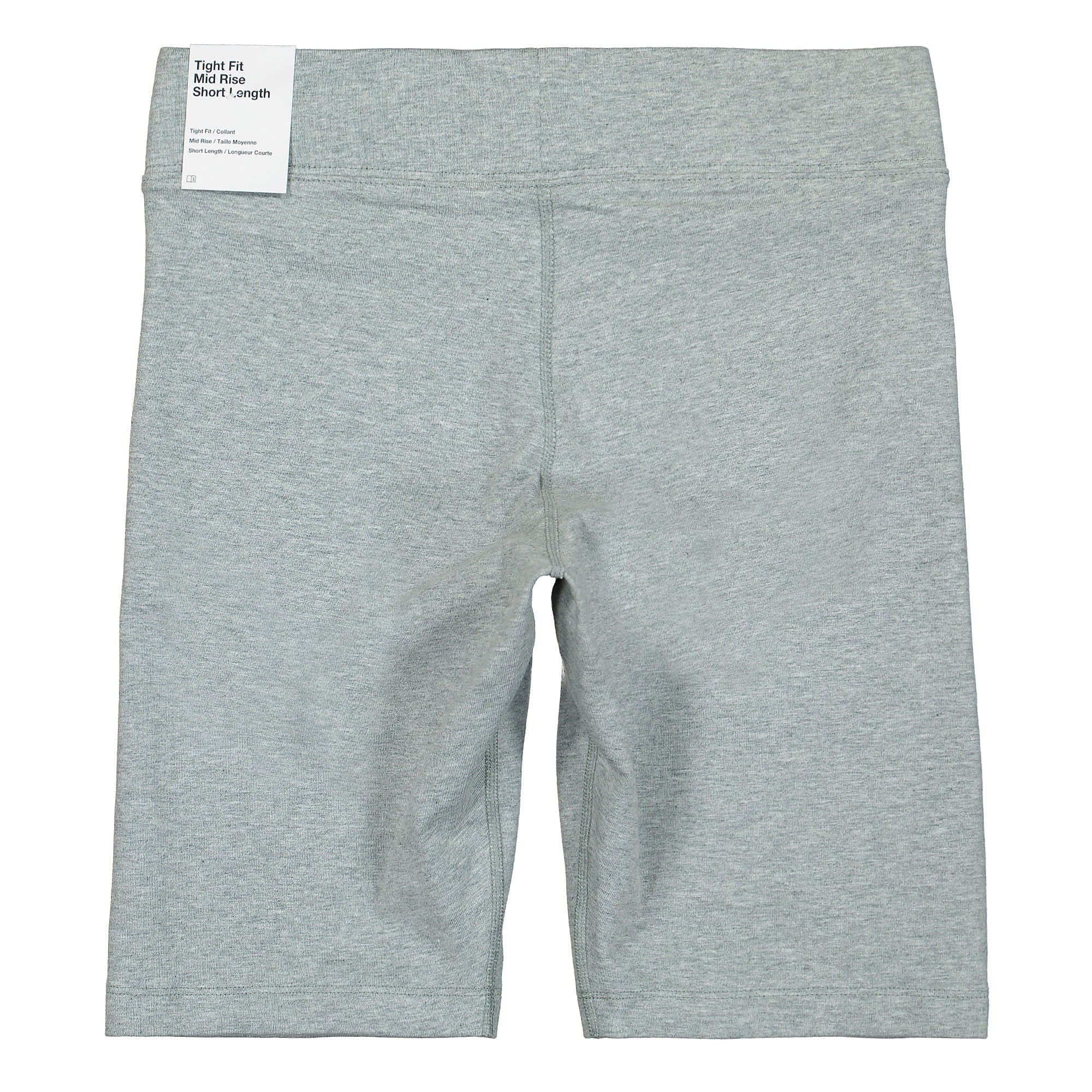 Nike Wmns NSW Essential Biker Short Dark Grey Heather / White Shorts Material | Overkill