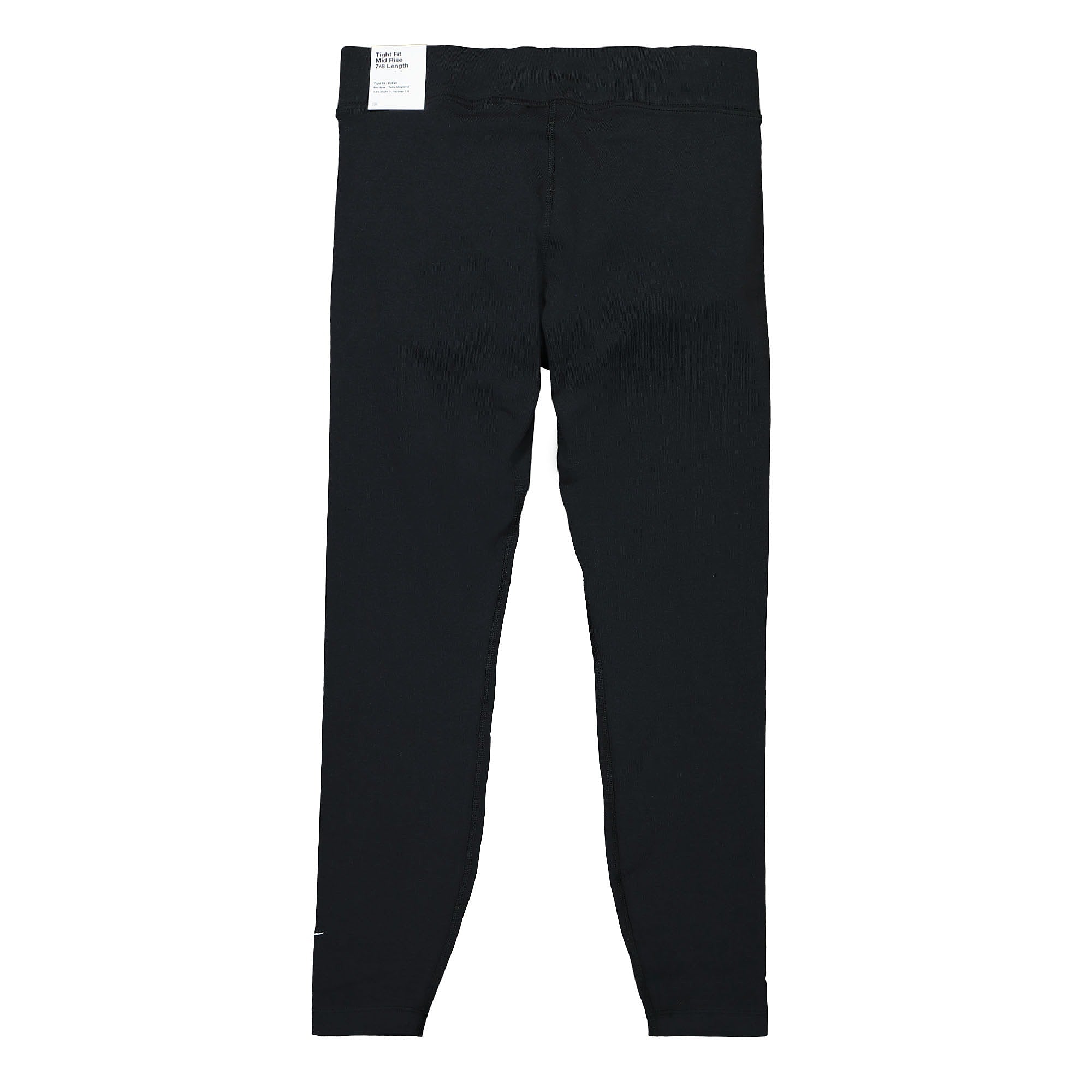 Nike Wmns NSW Essentials 7/8 Mid-Rise Leggings Black / White Sweat & Track Pants Material | Overkill