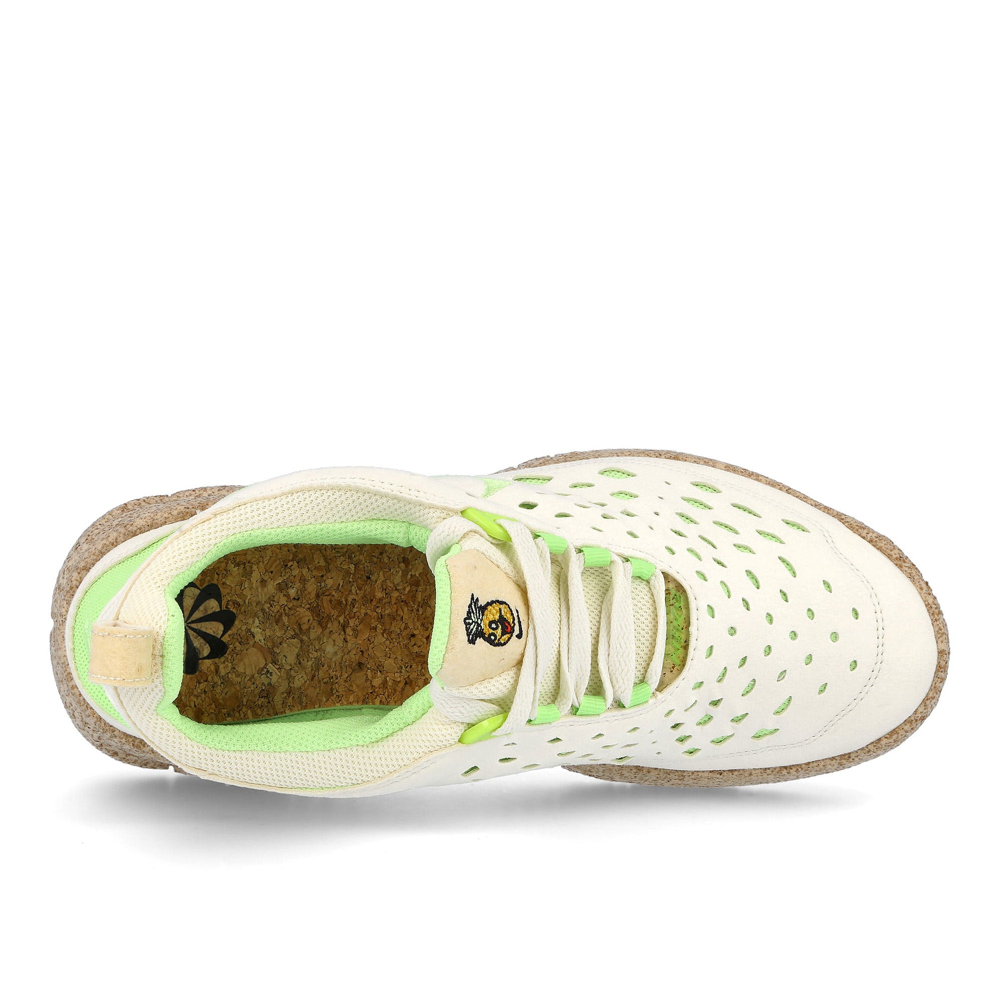 Nike free run trail premium Coconut Milk-Lime Glow - Metallic Gold Sneakers Detailfoto | Overkill