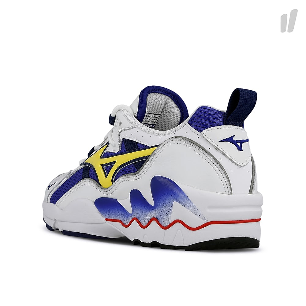 Mizuno wave rider1 og White-Blue-Yellow Sneakers Material | Overkill