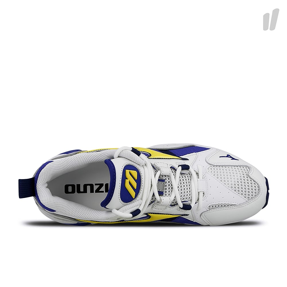 Mizuno wave rider1 og White-Blue-Yellow Sneakers Detailfoto | Overkill