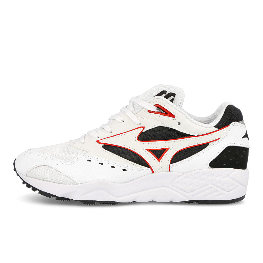 Mizuno contender Black-White-Fire Red Sneakers D1GA210101 | Overkill