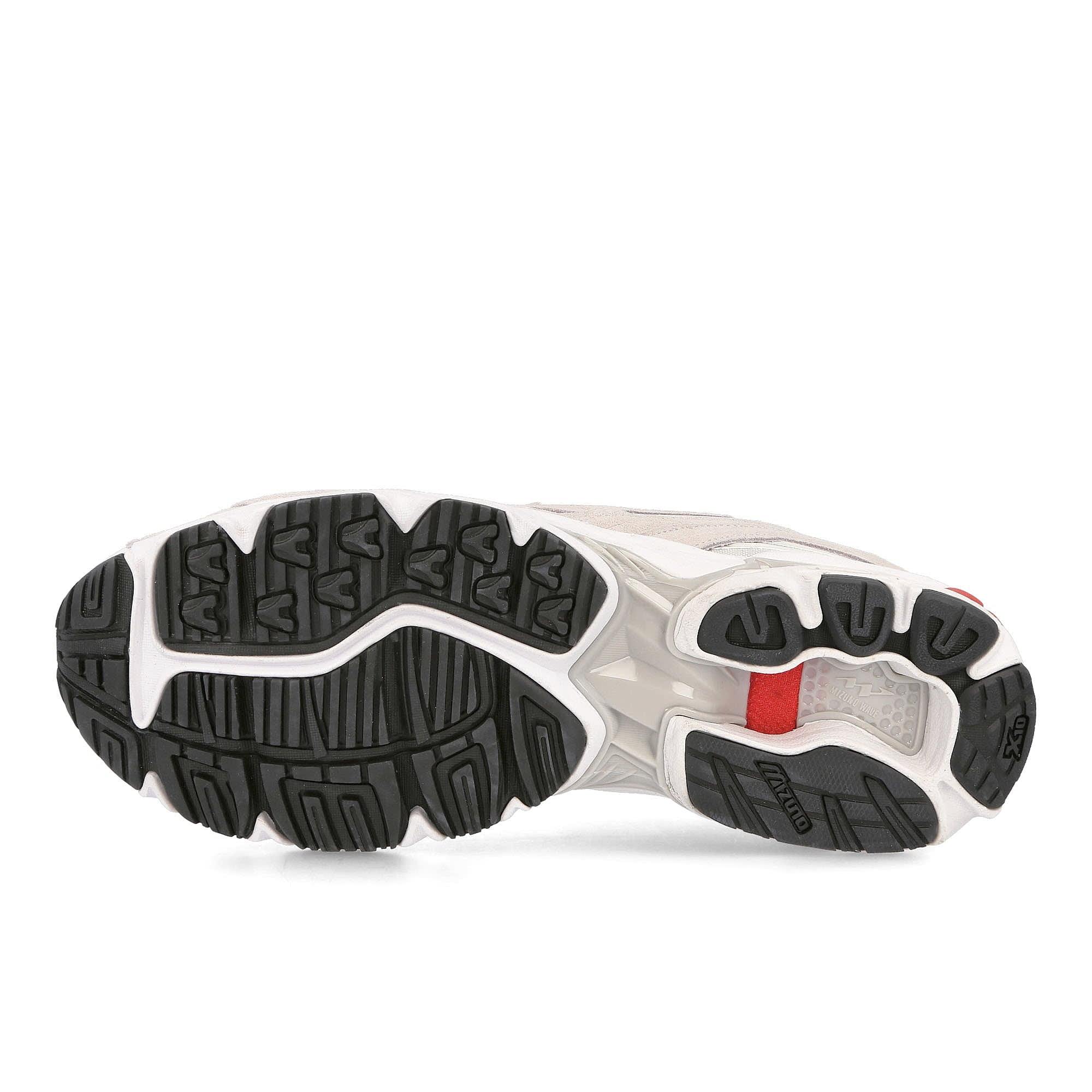 Mizuno wave rider 10 White / White / Haute Red Sneakers Detail View 1 | Overkill