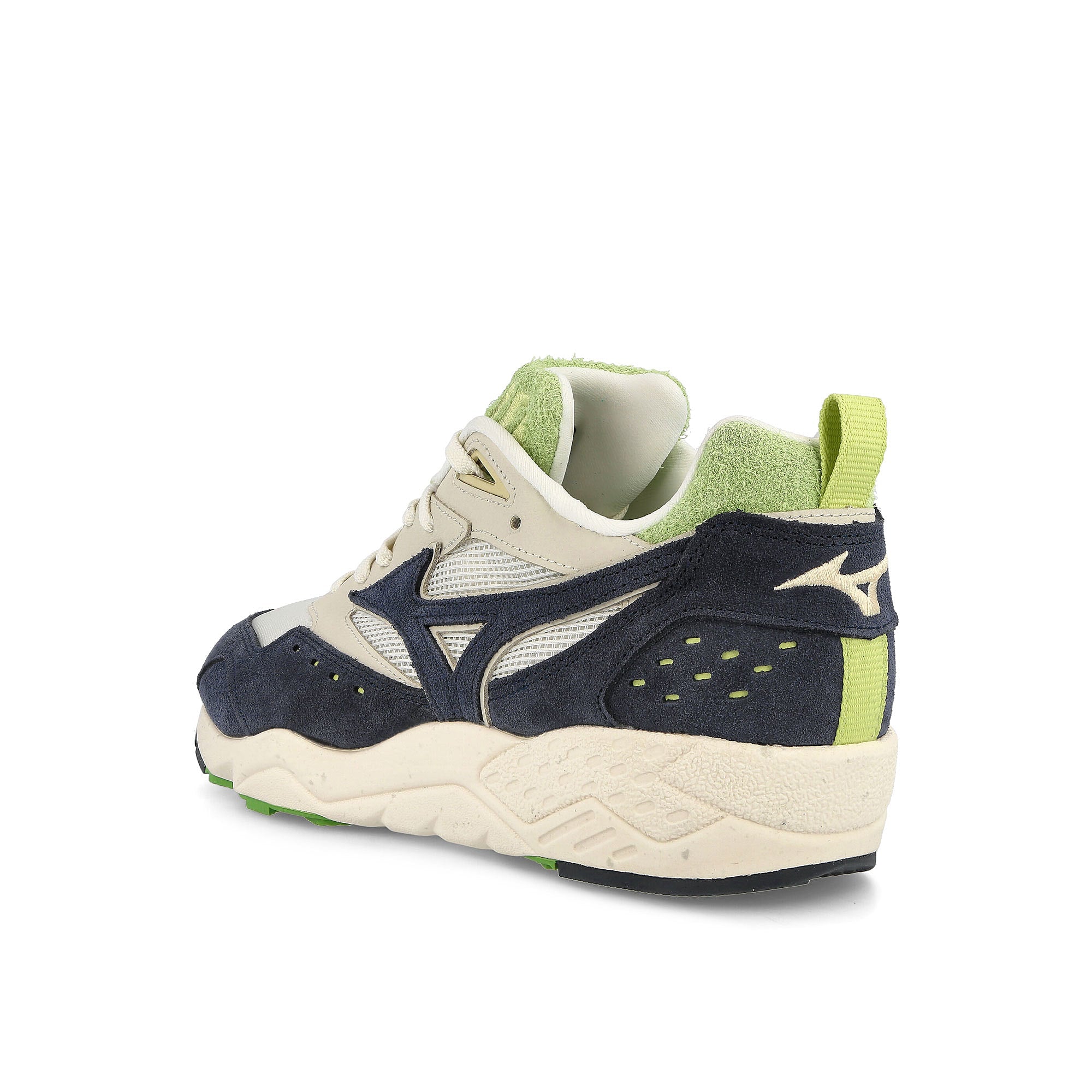 Mizuno contender s Deep Navy-Green Tea Sneakers Material | Overkill