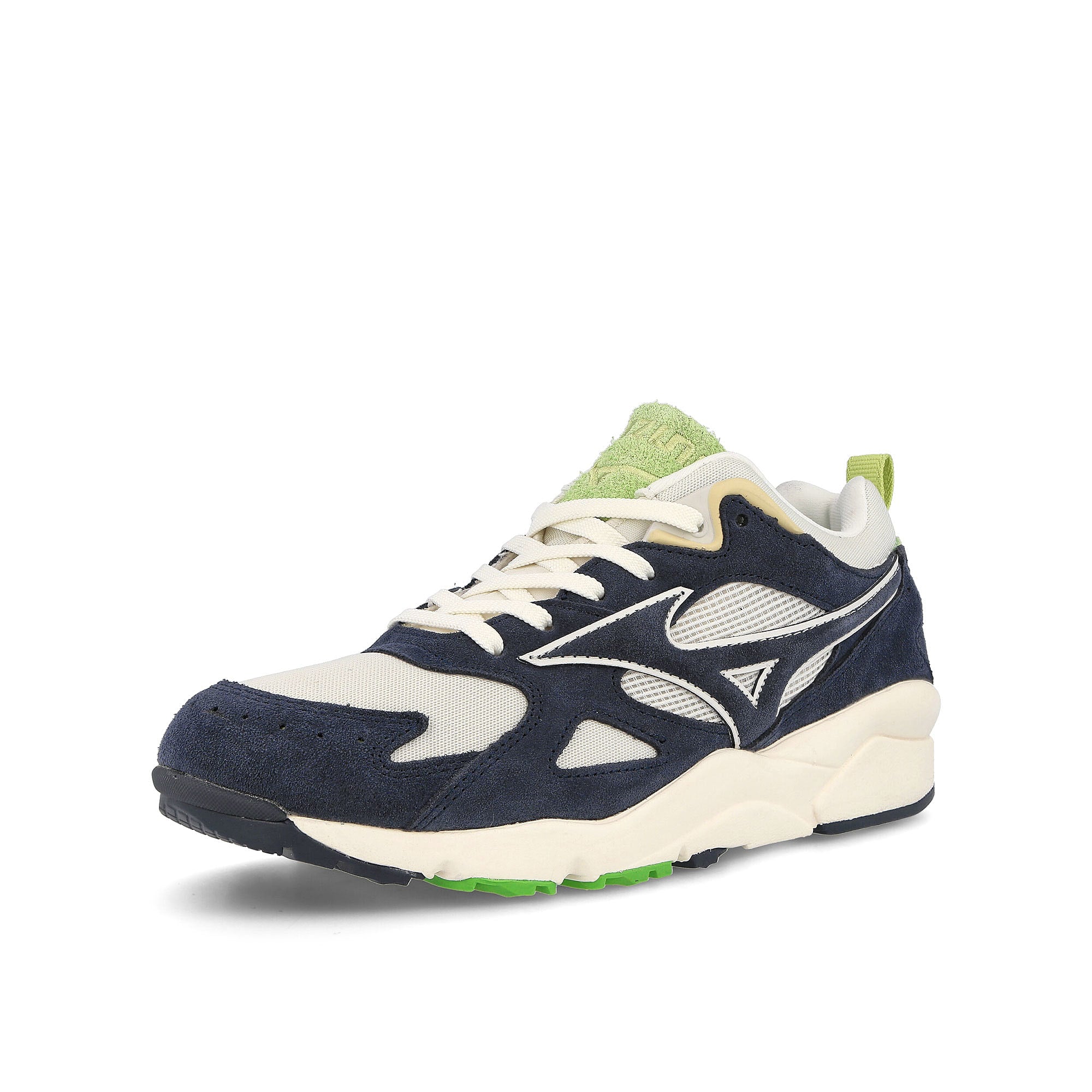 Mizuno sky medal s Deep Navy-Green Tea Low Top Sneakers Close Up | Overkill