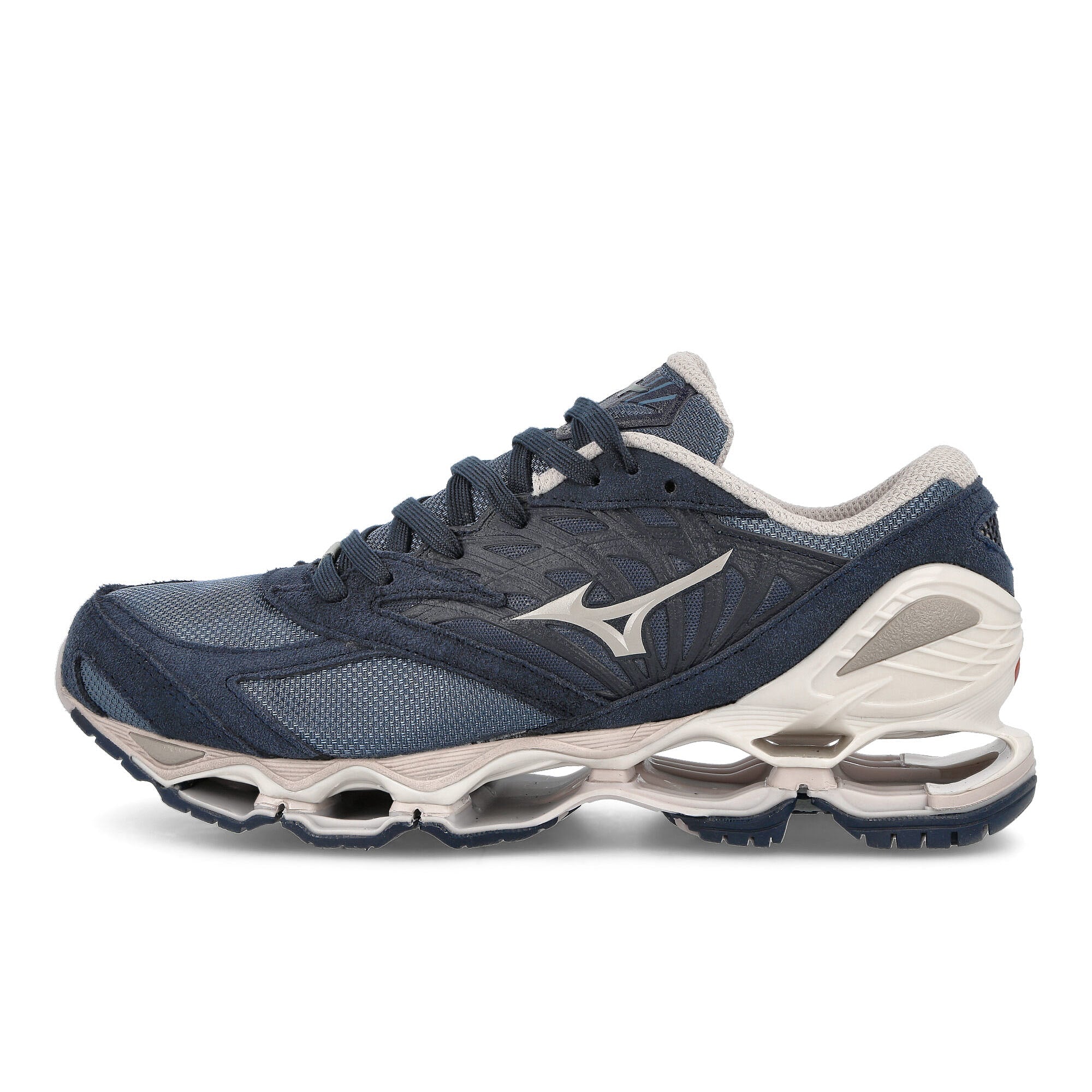 Mizuno Wave Prophecy LS Bering Sea-Silver Cloud-Silver Blue Low Top Sneakers D1GA226101 | Overkill
