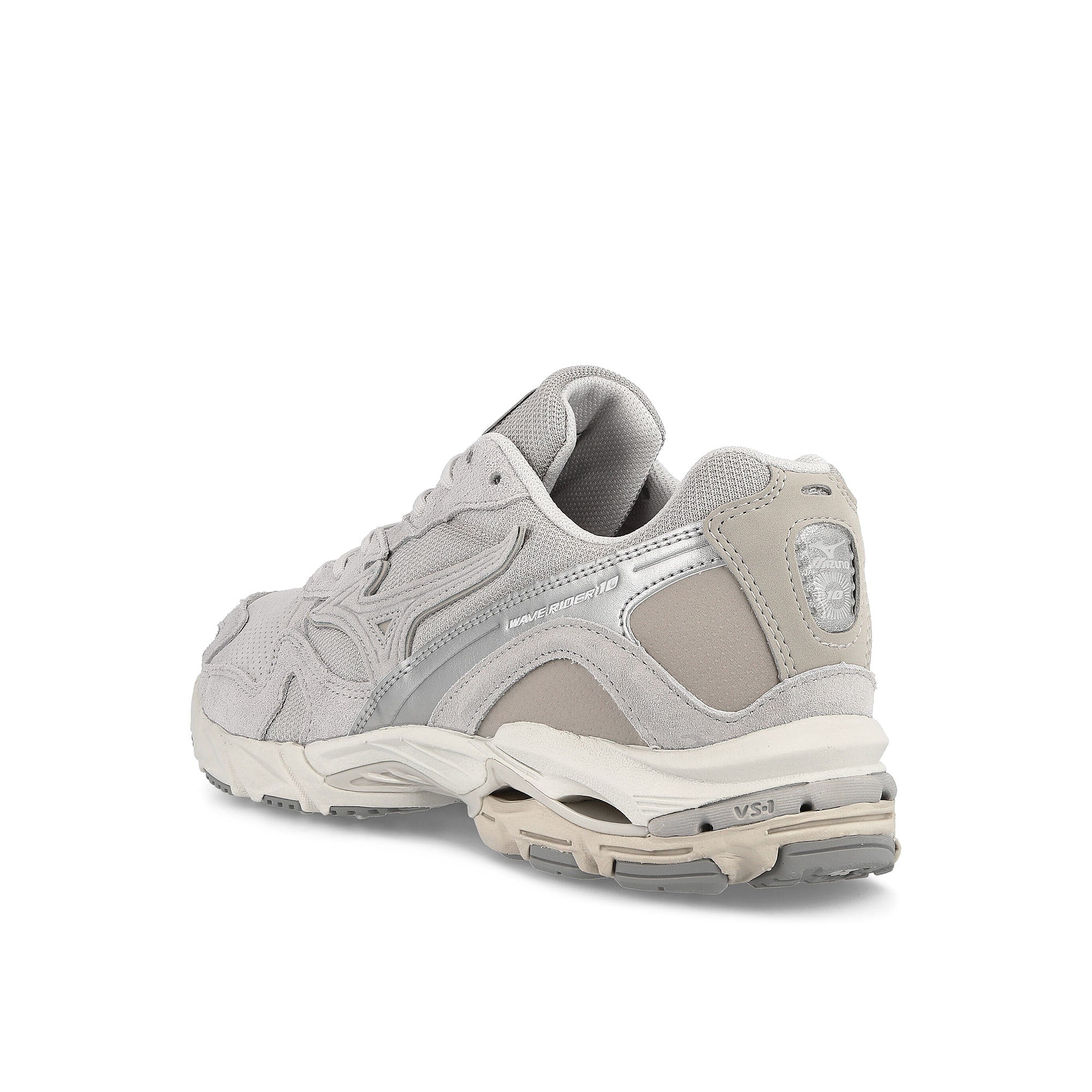 Mizuno Wave Rider 10 Lunar Rock-Harbor Mist-Ultimate Gray Sneakers Material | Overkill