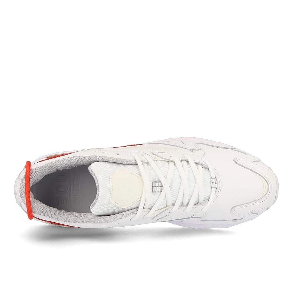 Mizuno Doe x Mizuno Wave Rider 10 DOE White-Beige-Silver Sneakers Detailfoto | Overkill