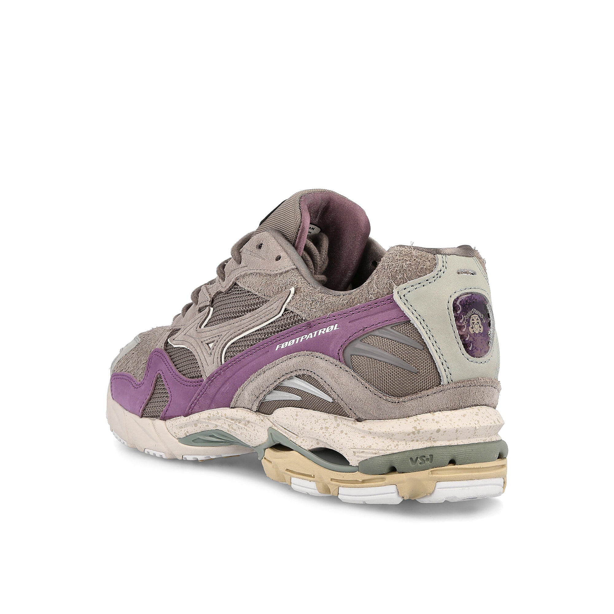 Mizuno Footpatrol x Mizuno Wave Rider 10 Otreck-Port Royal-Blue Sneakers Material | Overkill