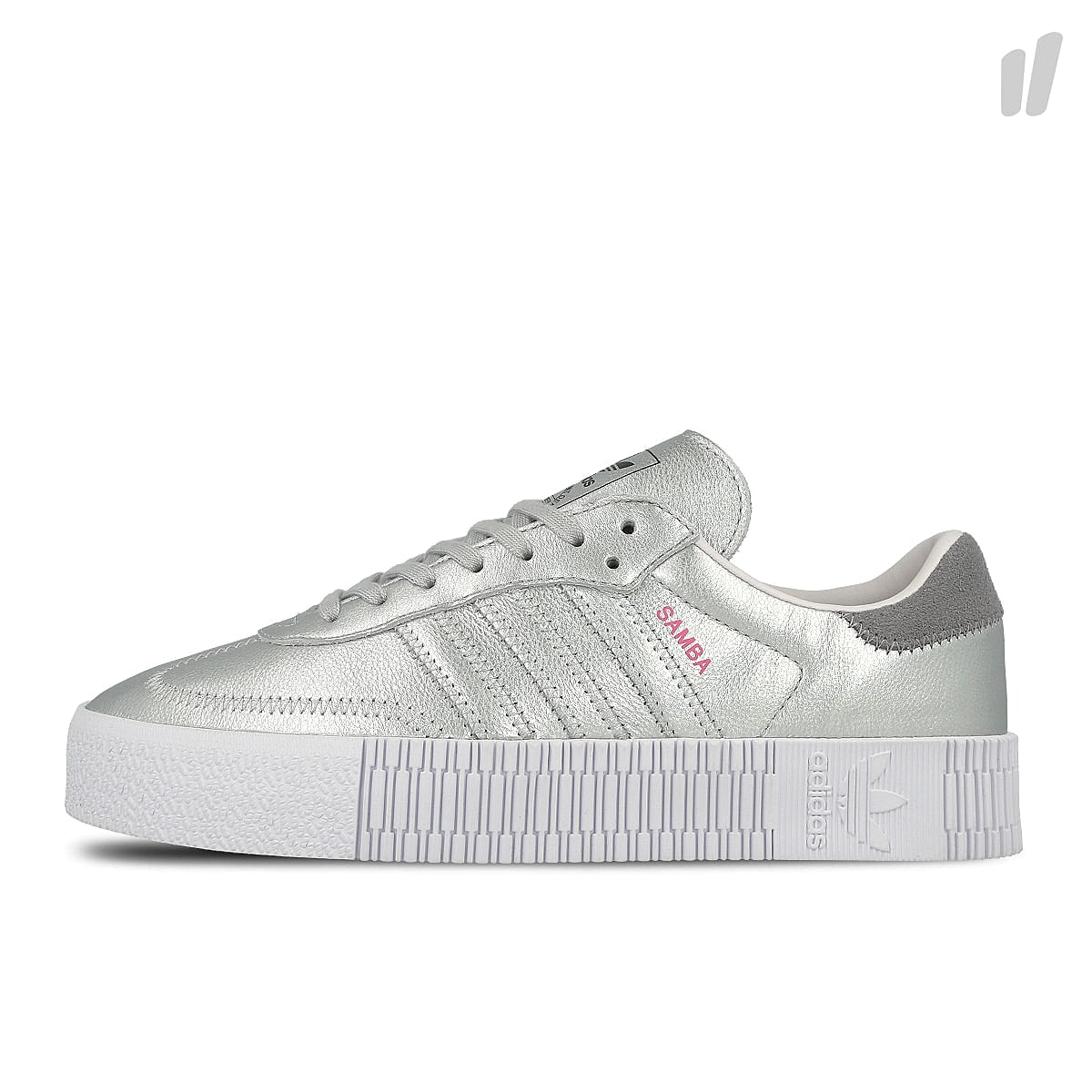 adidas wmns sambarose Silver Metallic-Silver Metallic-Orchid Tint Sneakers D96769 | Overkill