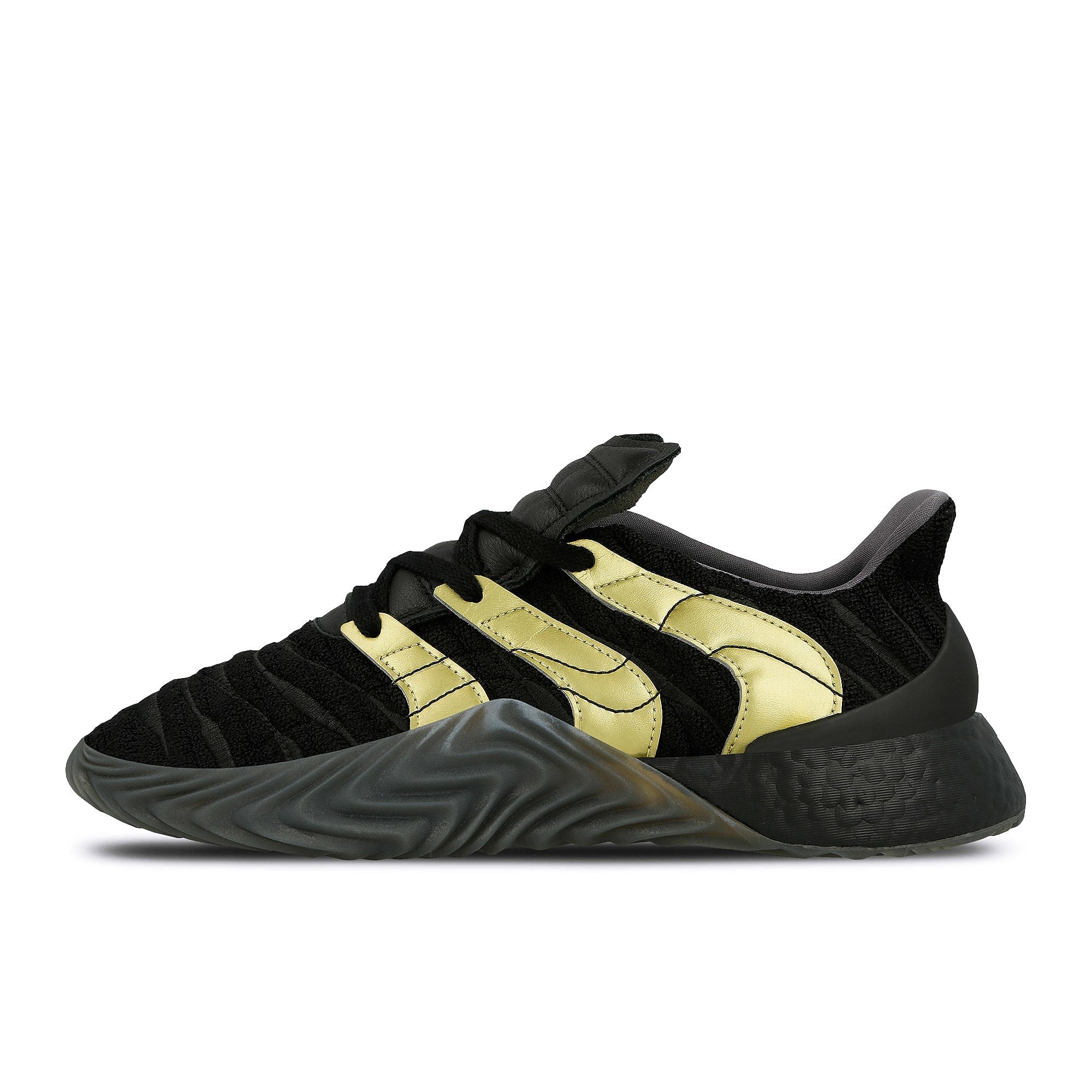 adidas sobakov boost Core Black-Gold Metallic-Carbon Sneakers D98155 | Overkill