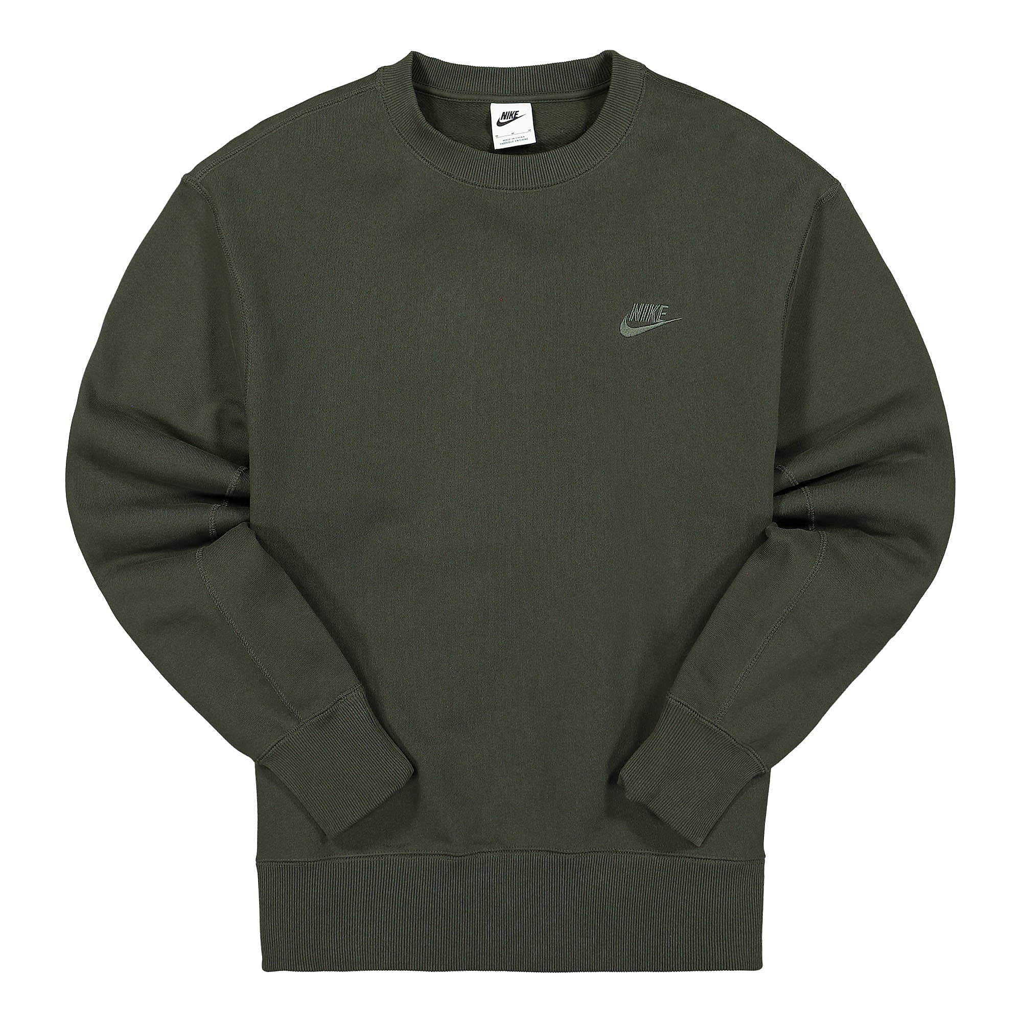 Nike NSW Classic Crew Sweatshirt Sequoia / Carbon Green Sweatshirts DA0021 355 | Overkill