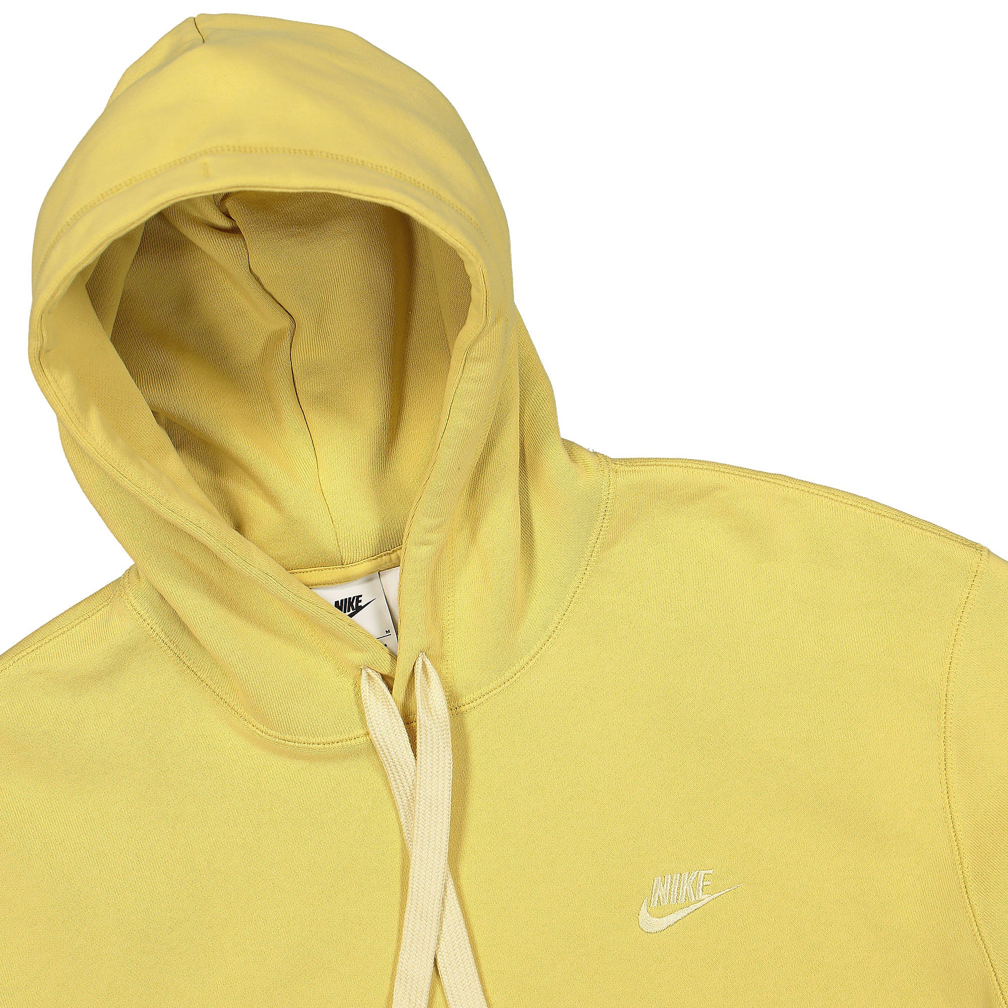 Nike NSW Classic Hoodie Saturn Gold / Lemon Drop Hoodies Close-up | Overkill