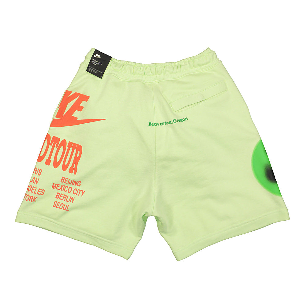 Nike NSW Worldtour FT Short Light Liquid Lime Shorts Material | Overkill