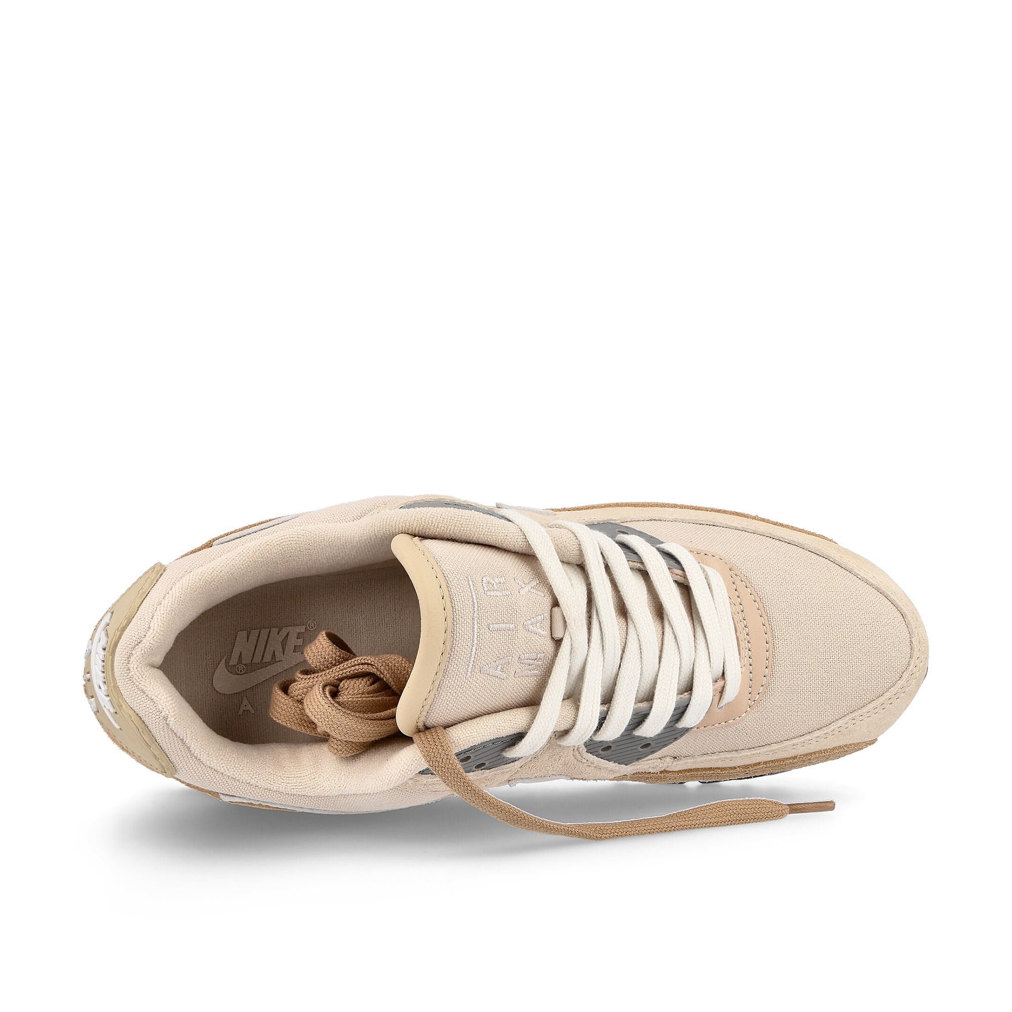 Nike air max 90 premium Hemp-Summit White - Sanddrift Low Top Sneakers Detailfoto | Overkill