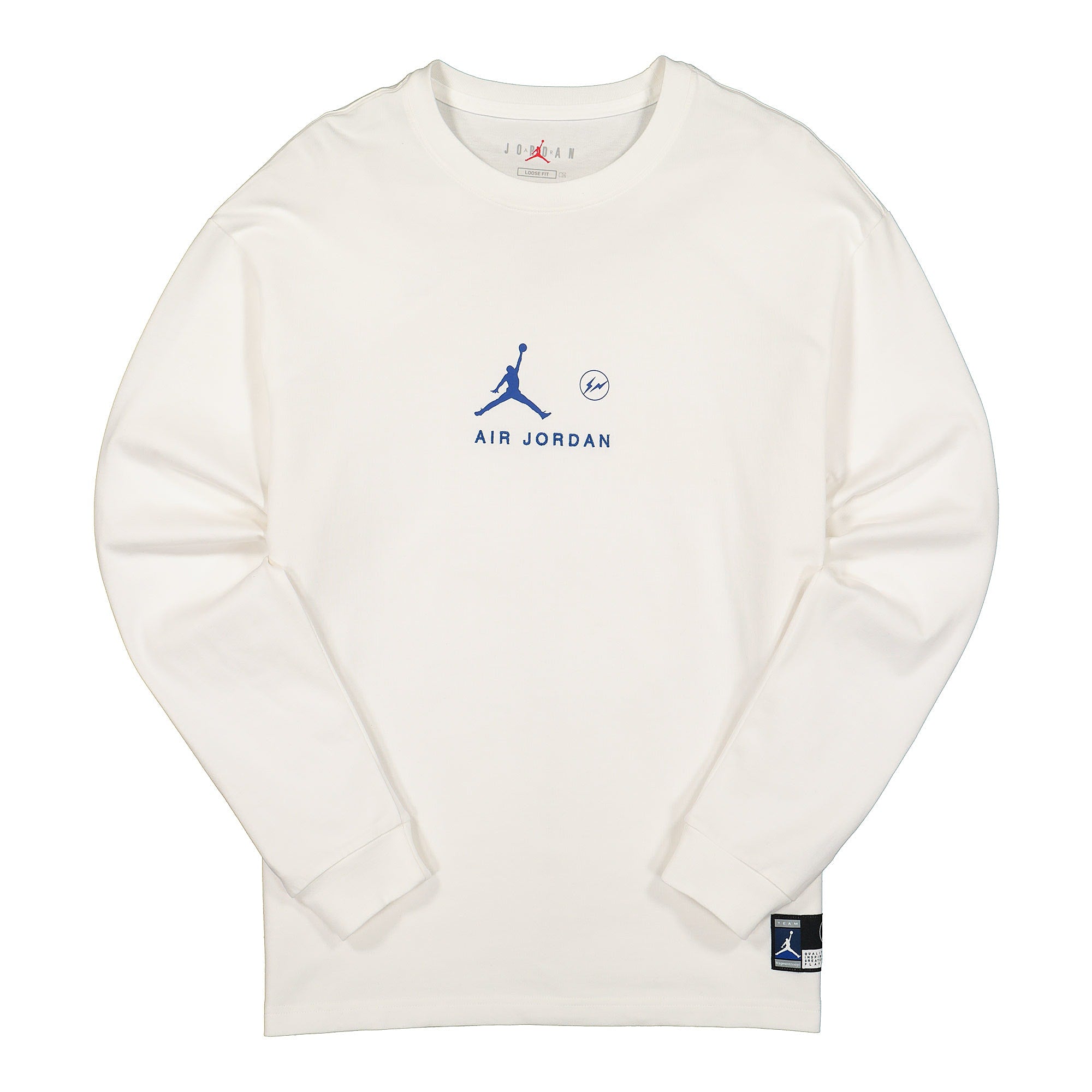 Jordan Fragment x Air Jordan Long Sleeve Tee Platinum Tint Longsleeves DA2981 094 | Overkill