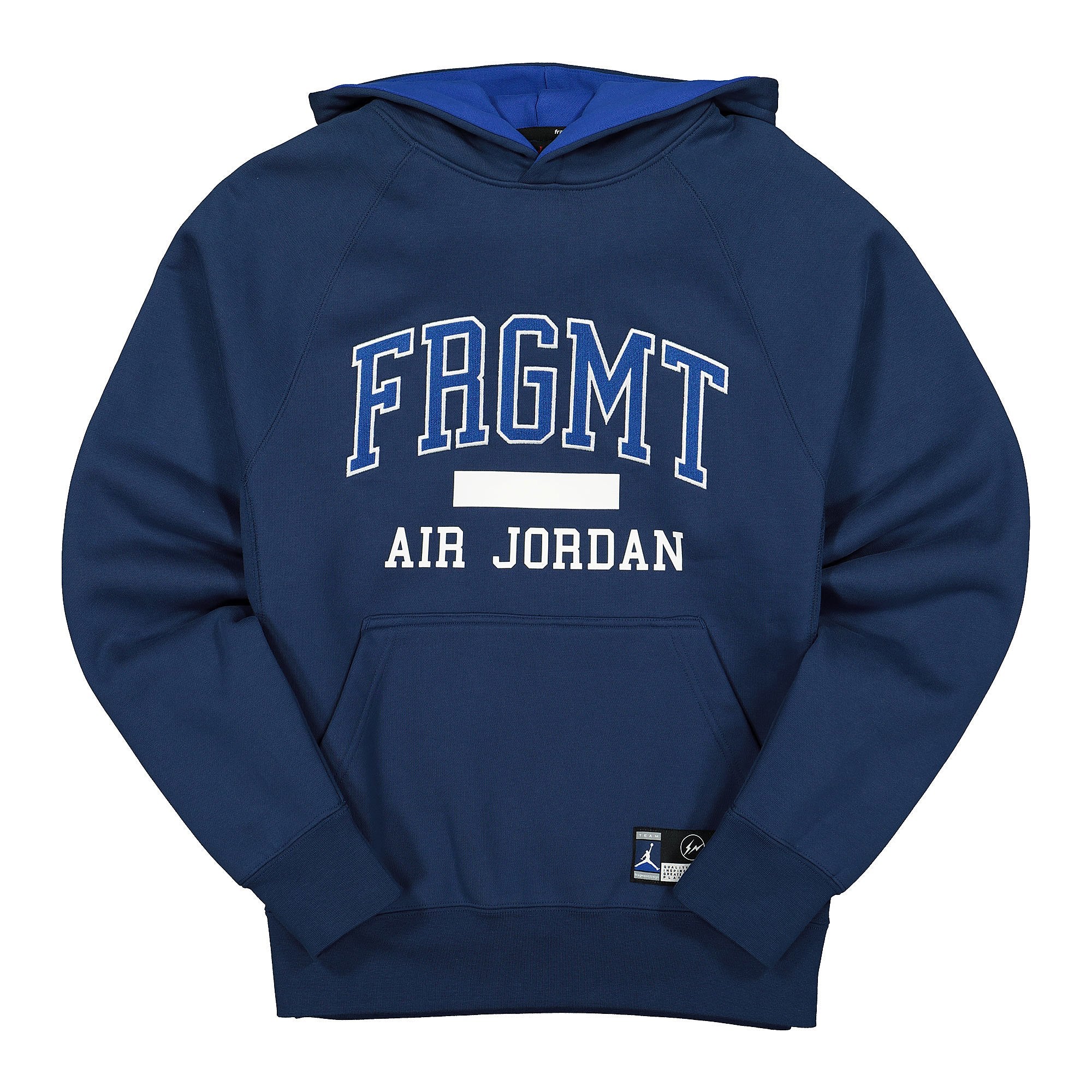 Jordan Fragment x Air Jordan Fleece Hoodie Navy / Sport Royal / White Hoodies DA2983 414 | Overkill