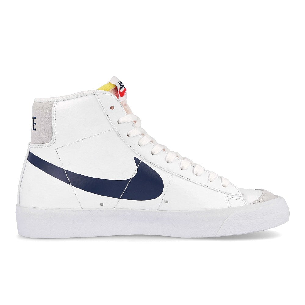 Nike blazer mid 77 White-Midnight Navy - Sail - Summit White Low Top Sneakers Silhouette | Overkill