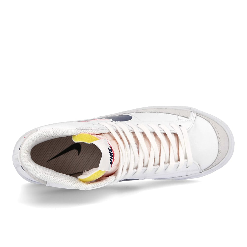 Nike blazer mid 77 White-Midnight Navy - Sail - Summit White Low Top Sneakers Detailfoto | Overkill