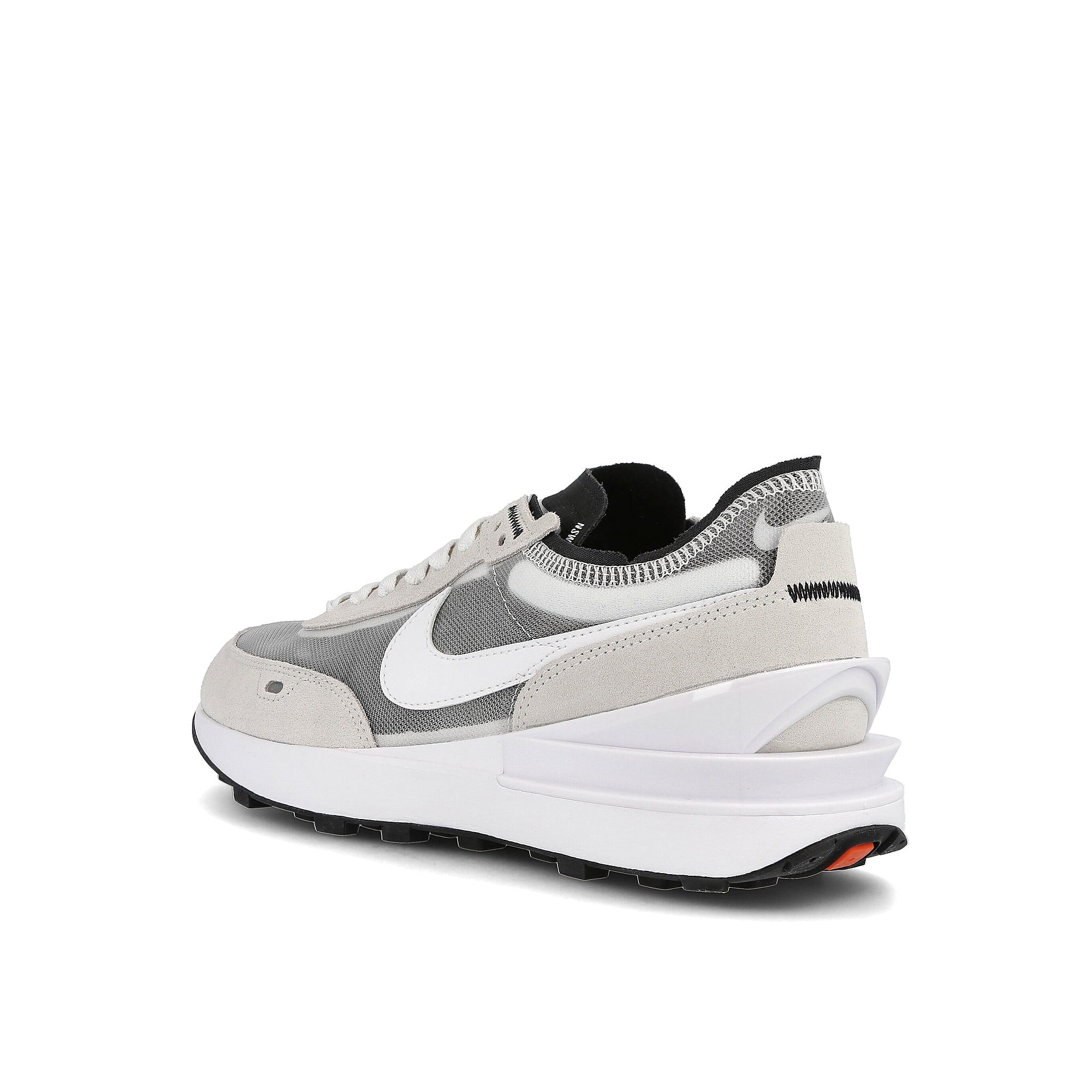 Nike waffle one Summit White-White - Black - Orange Sneakers Material | Overkill