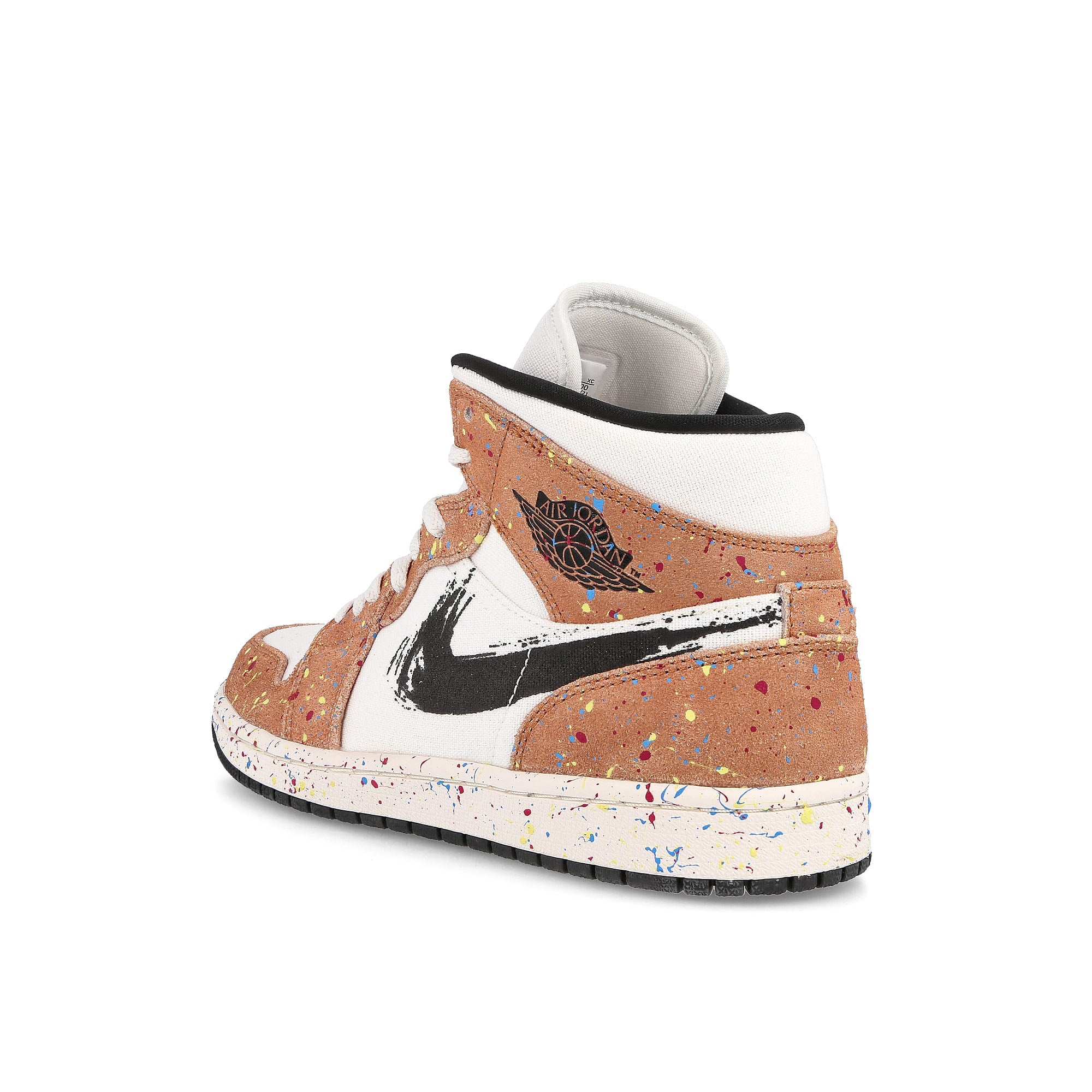 Jordan Air Jordan 1 Mid SE Sail / Black - Cider - Chilie Red Close-up | Overkill