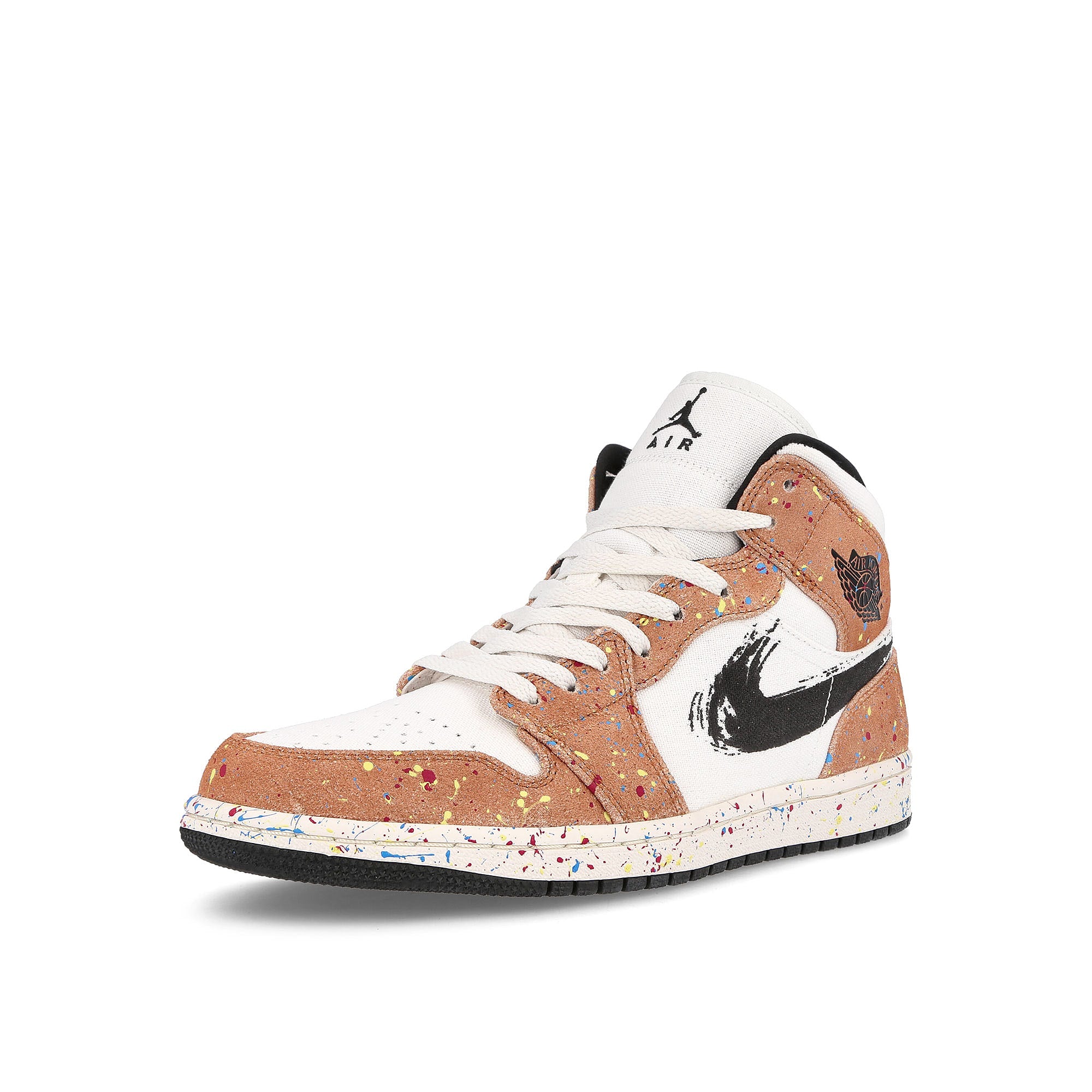 Jordan Air Jordan 1 Mid SE Sail / Black - Cider - Chilie Red Detailfoto | Overkill