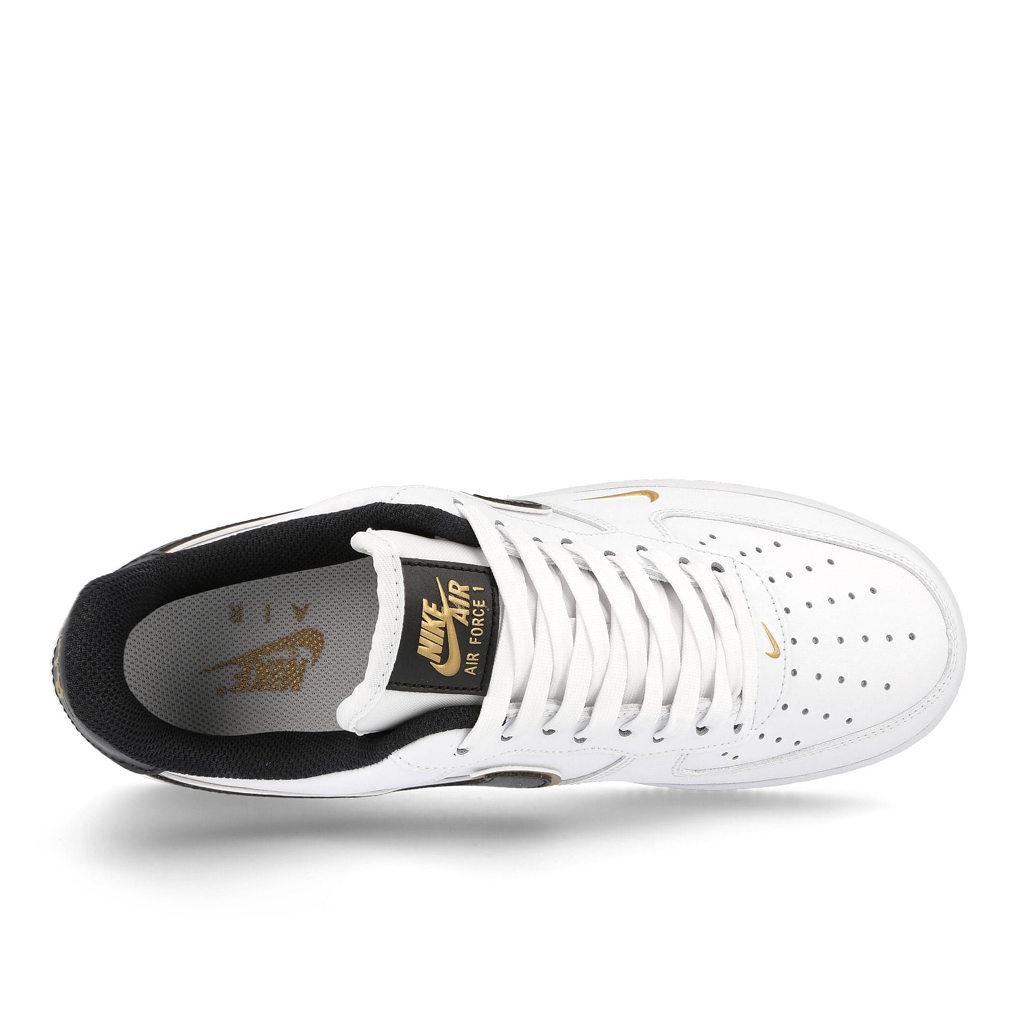 Nike air force 1 07 lv8 White / Black - Metallic Gold - White Detail view 1 | Overkill
