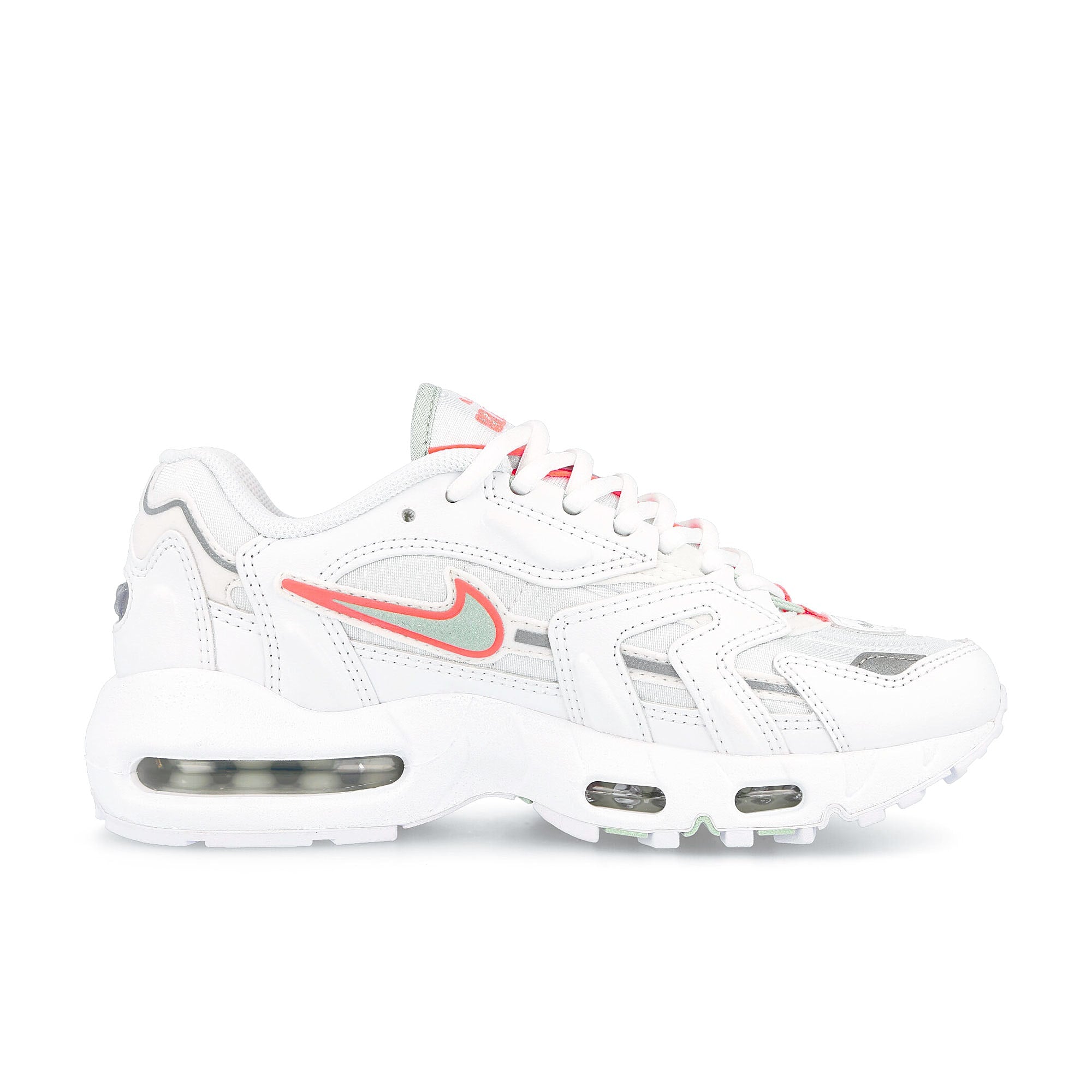 Nike wmns air max 96 ii White-Pistachio Frost - Bright Mango Sneakers Silhouette | Overkill