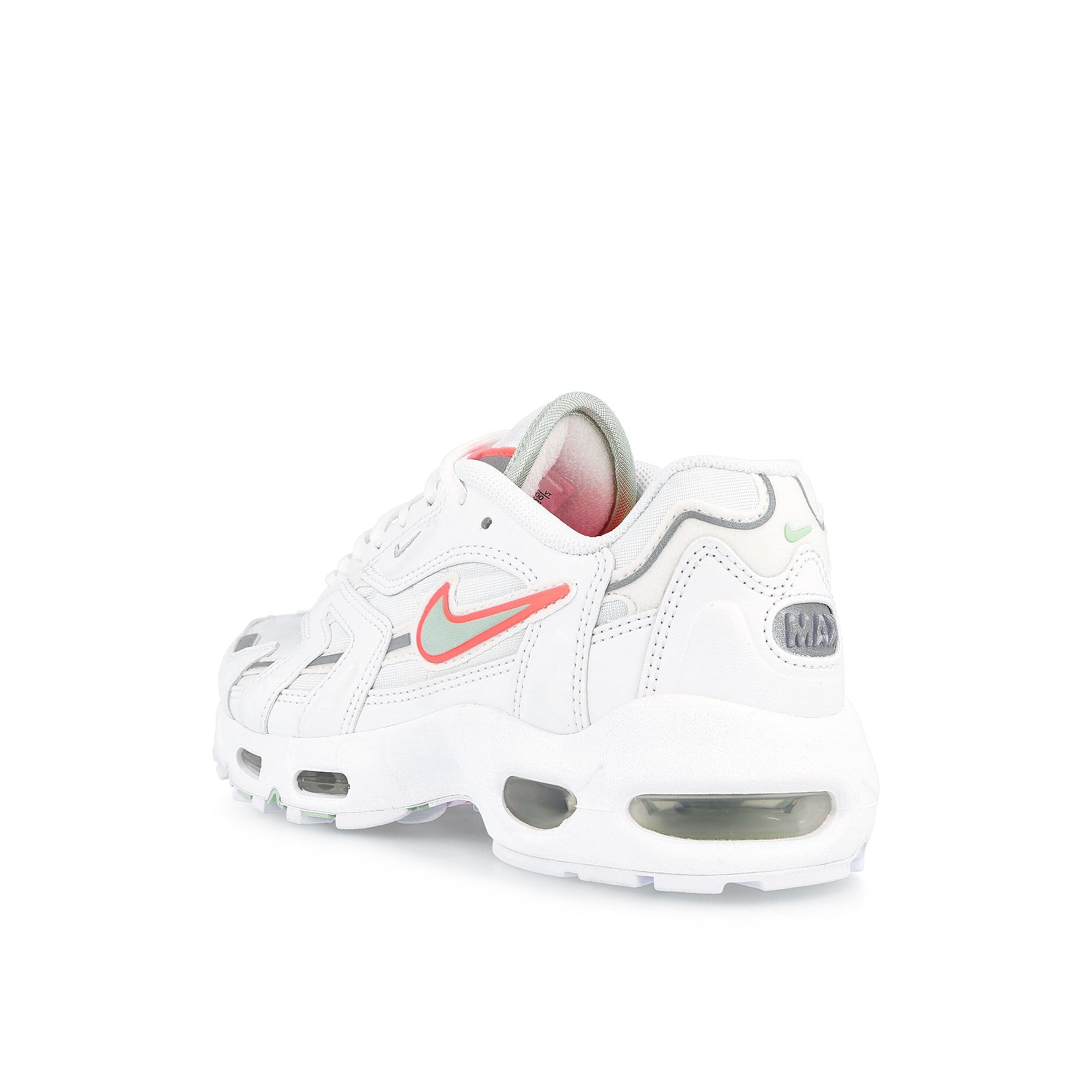 Nike wmns air max 96 ii White-Pistachio Frost - Bright Mango Sneakers Material | Overkill