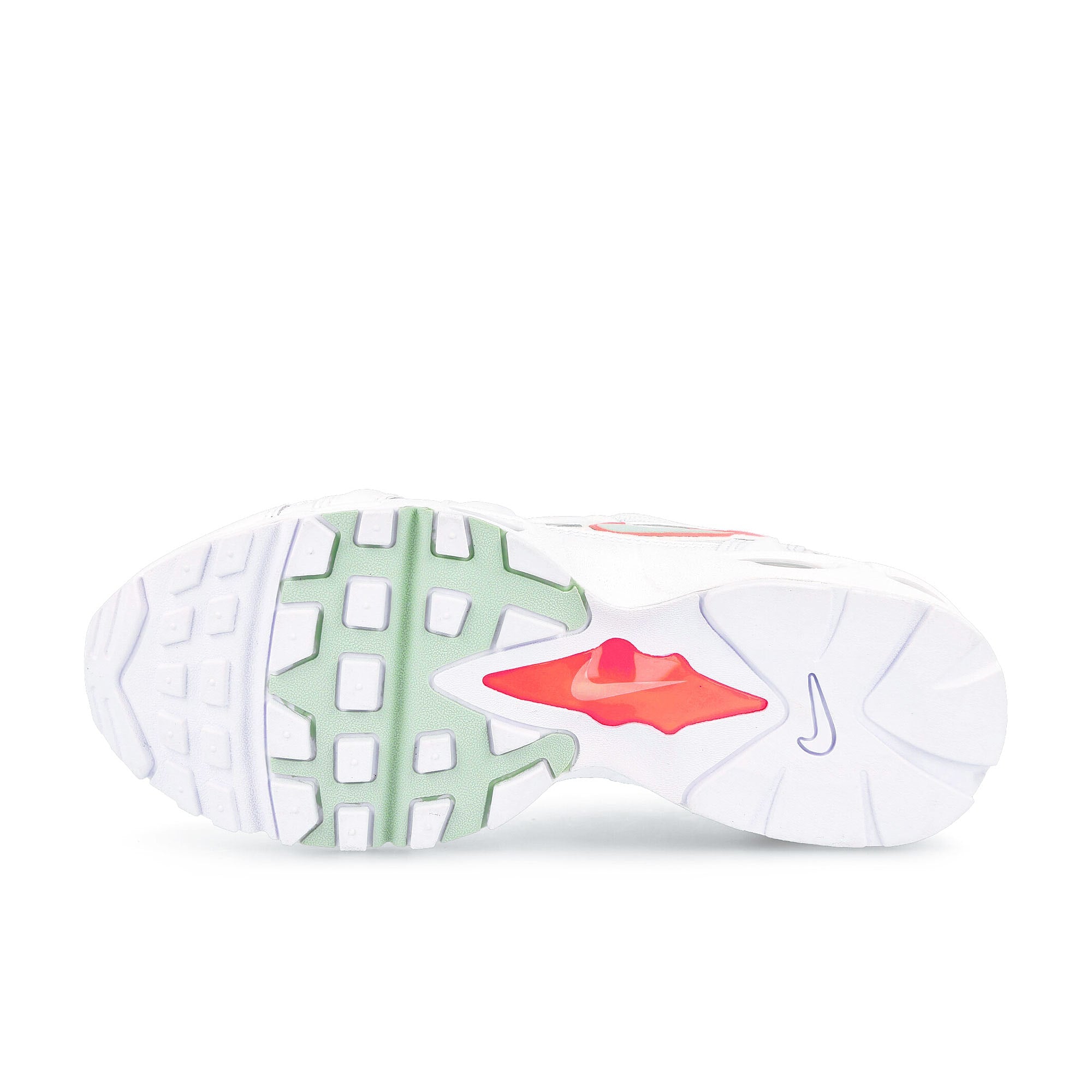 Nike wmns air max 96 ii White-Pistachio Frost - Bright Mango Sneakers Detail View 1 | Overkill