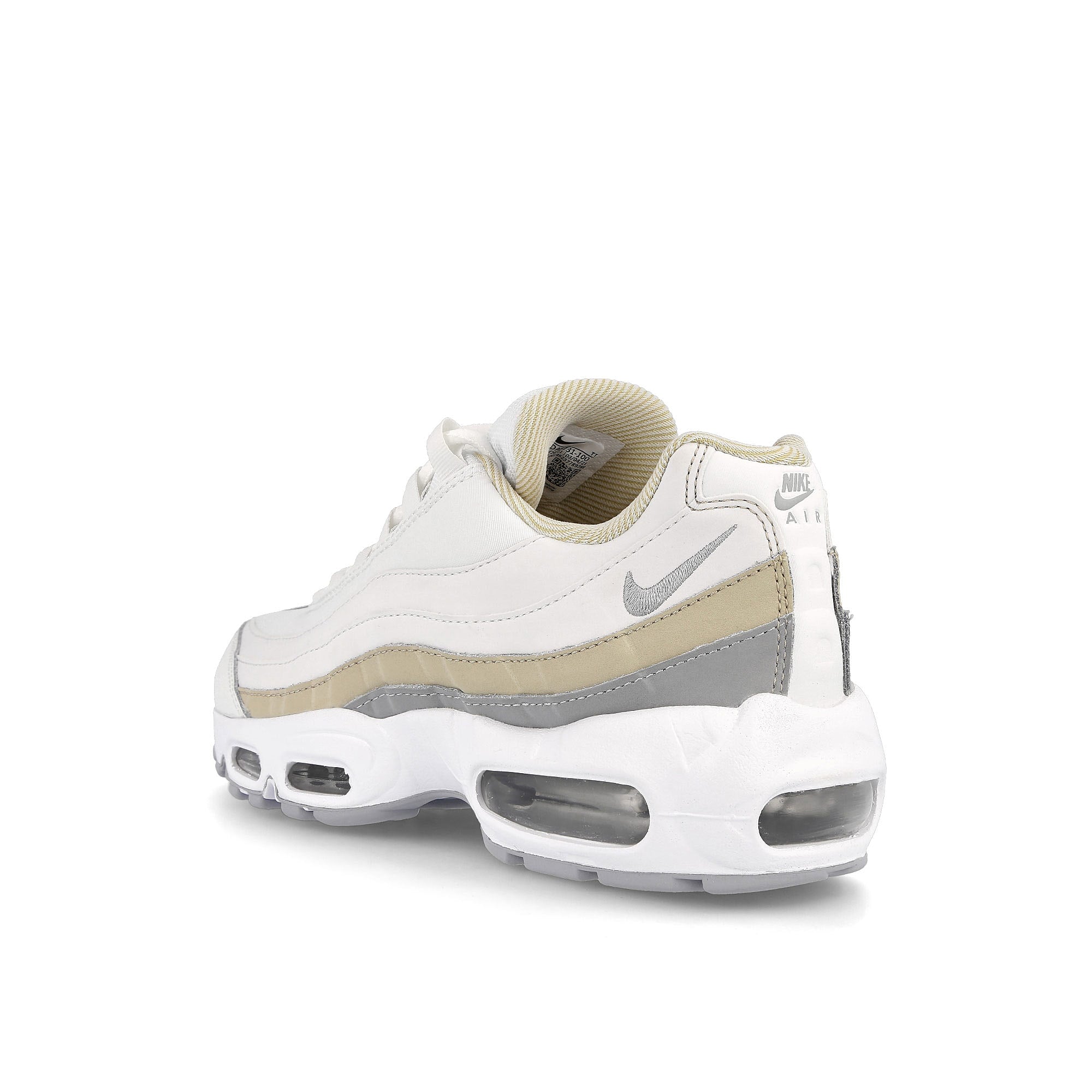Nike wmns air max 95 Summit White-Wolf Grey - Rattan - White Sneakers Material | Overkill