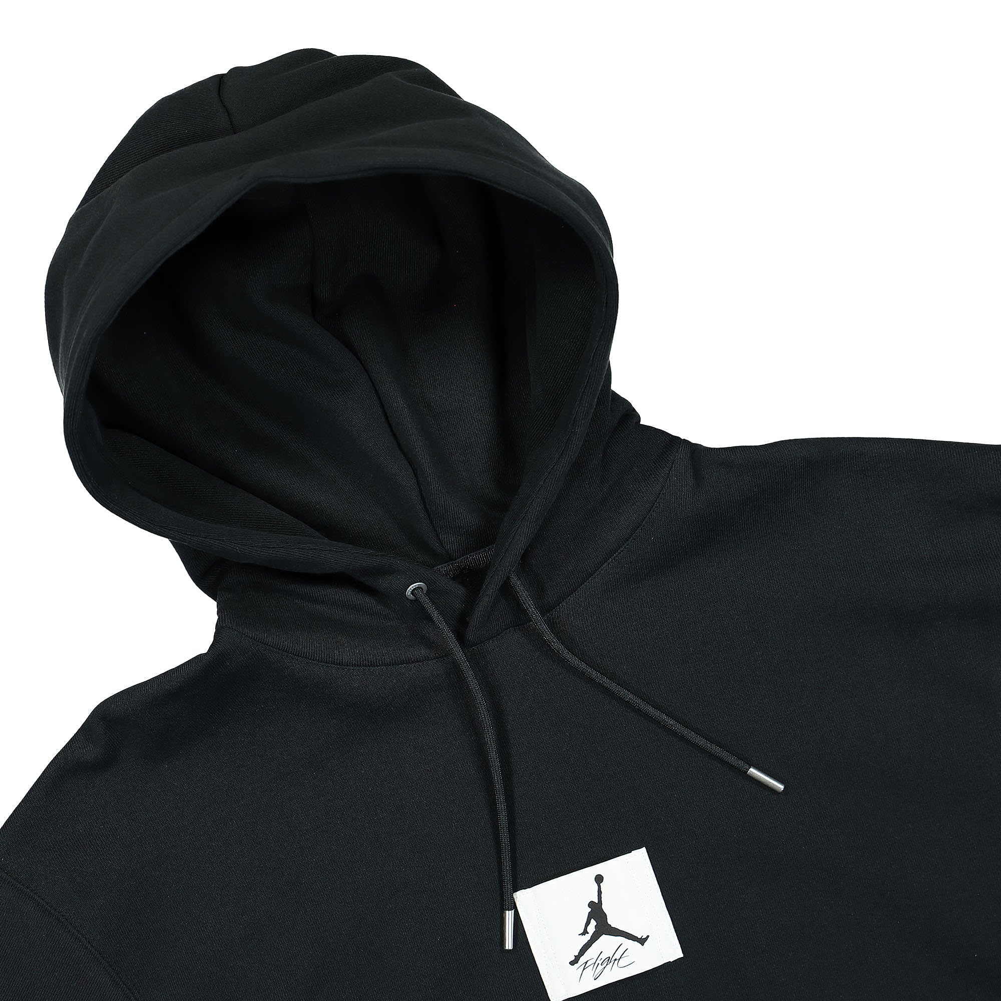 Jordan Air Jordan Essentials Statement Fleece Hoodie Black / Gym Red Hoodies Close-up | Overkill