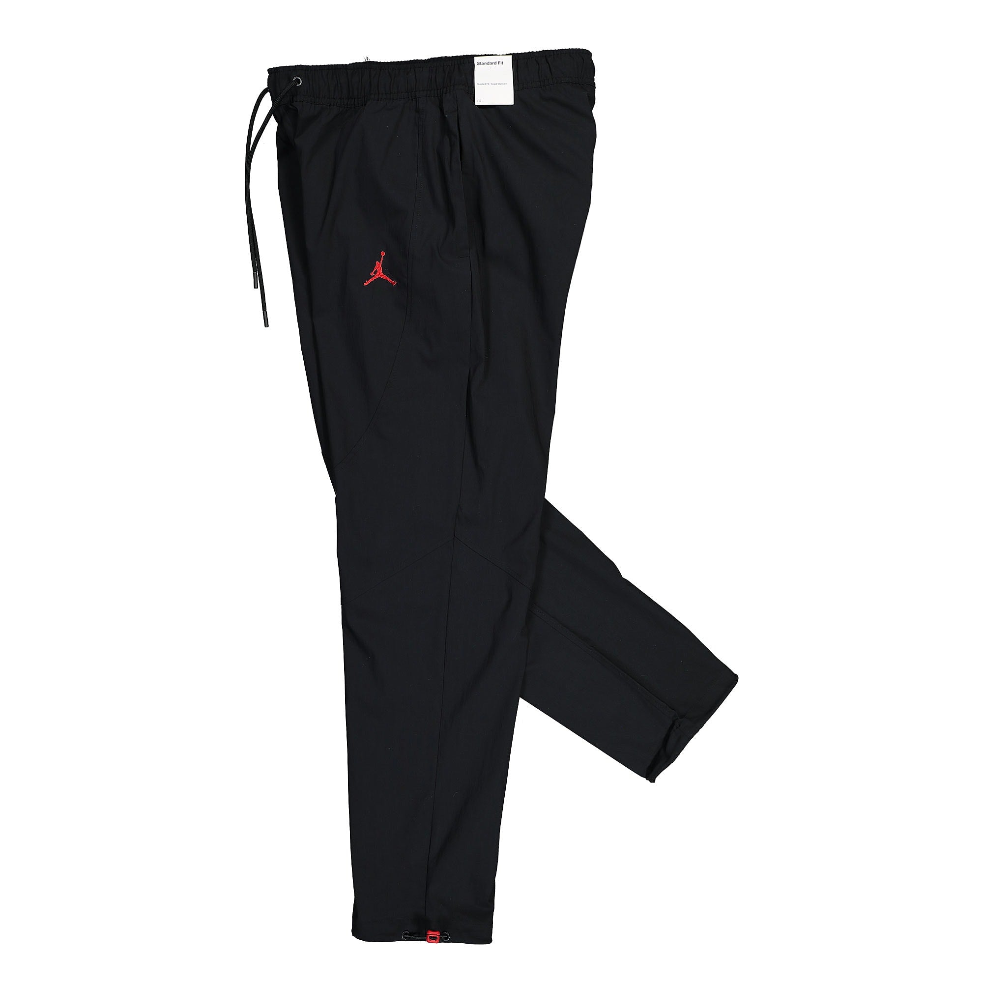 Jordan Air Jordan Essential Woven Pant Black / Gym Red Sweat & Track Pants Close-up | Overkill