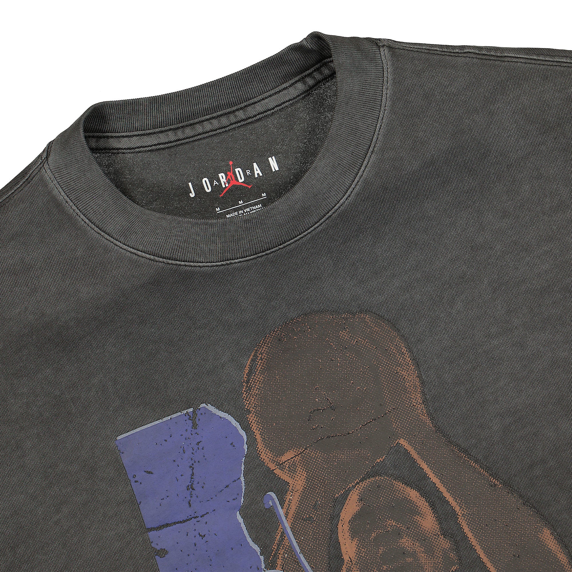 Jordan Air Jordan Flight Heritage 85 WSH SS GFX Tee Black T-Shirts Close-up | Overkill